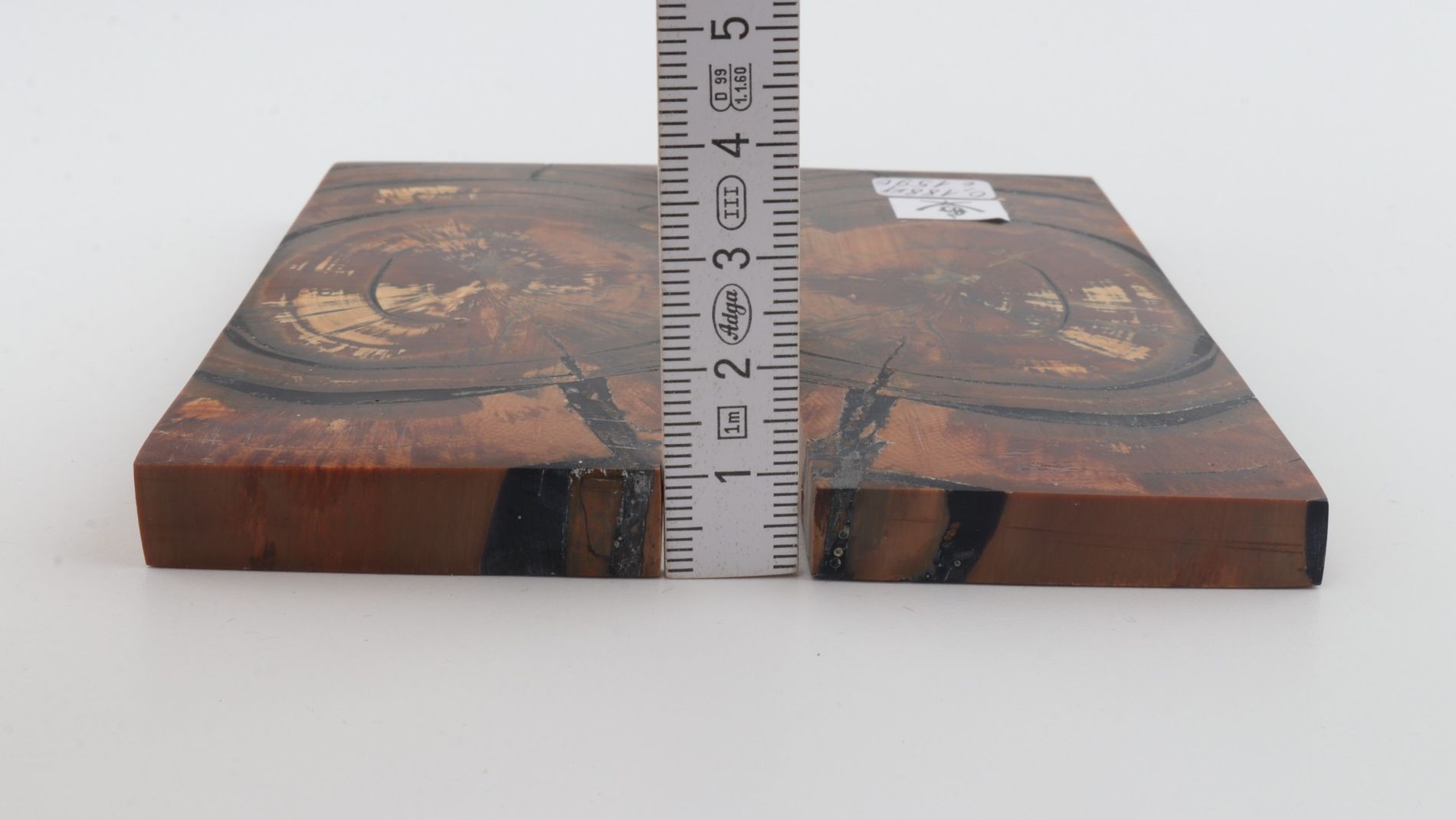 Stabilized mammoth ivory scales