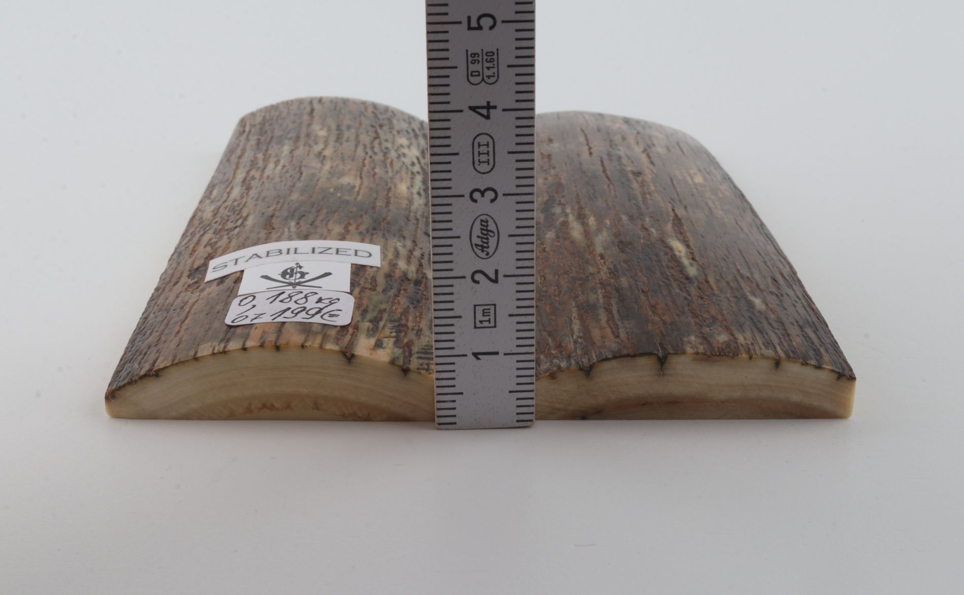 Stabilized mammoth bark scales