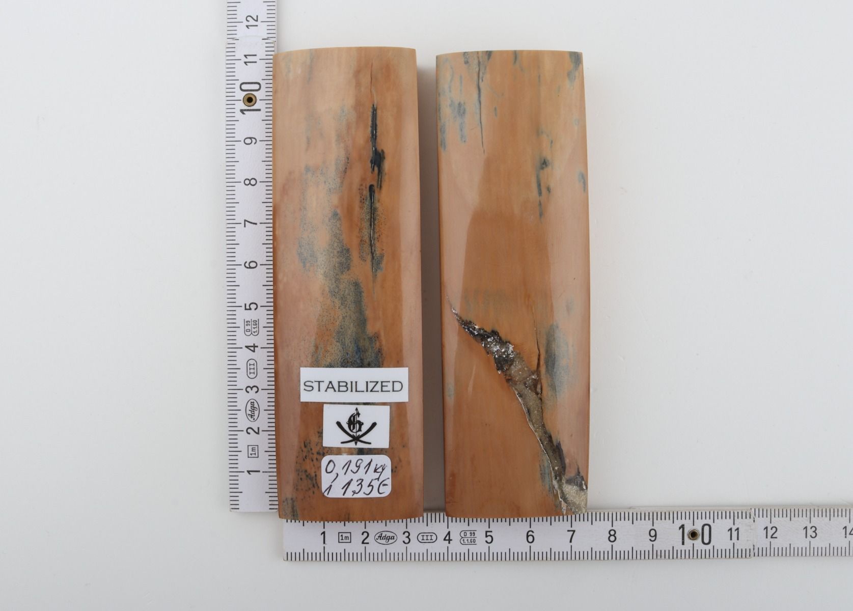 Stabilised mammoth bark scales