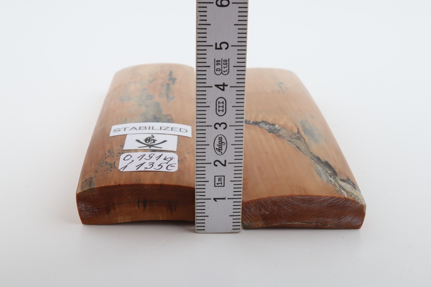 Stabilised mammoth bark scales