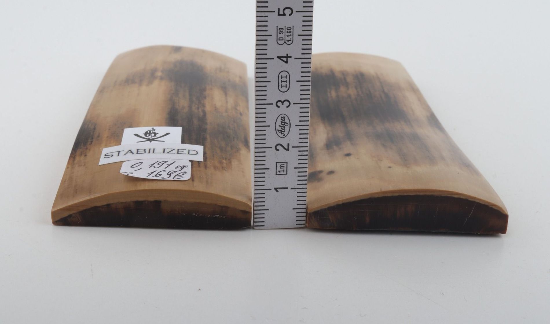 Stabilized mammoth bark scales