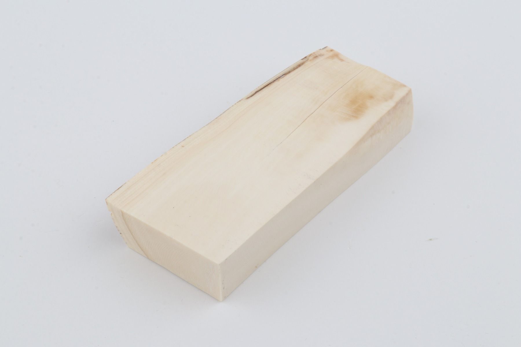 White mammoth ivory segment