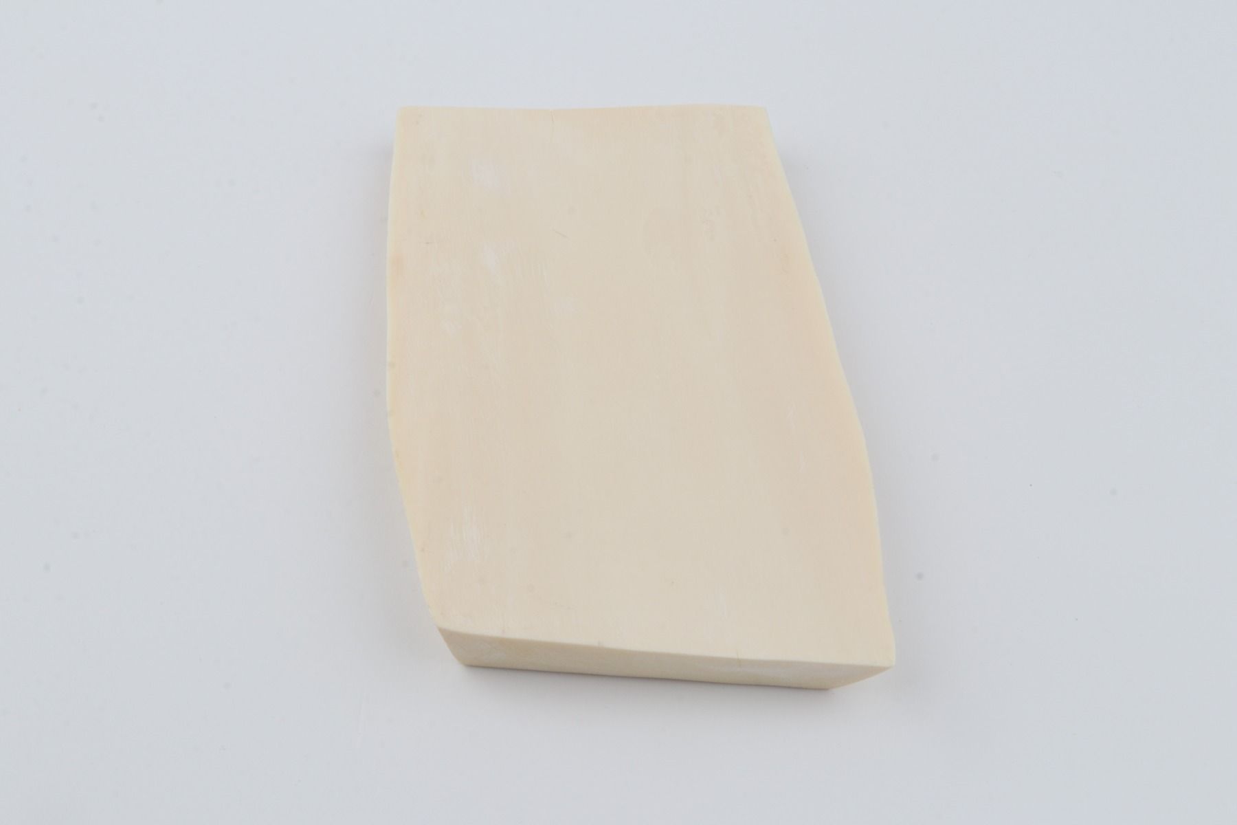 White mammoth ivory segment