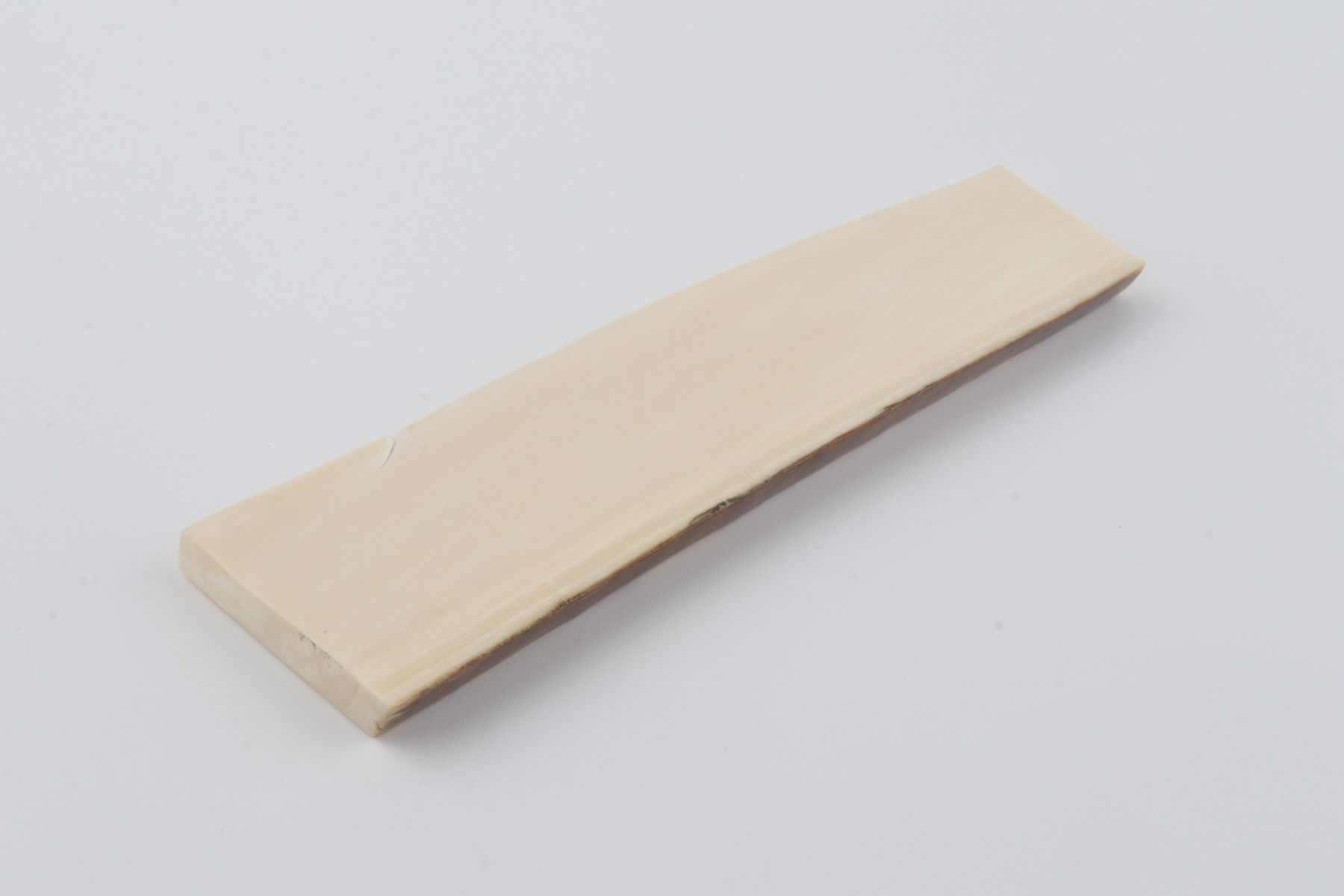 White mammoth ivory segment