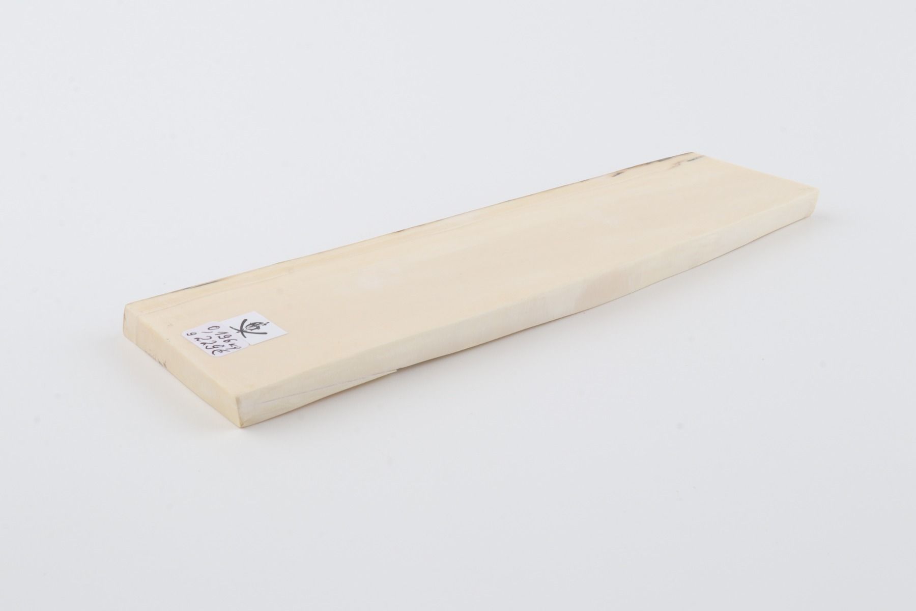 White mammoth ivory segment