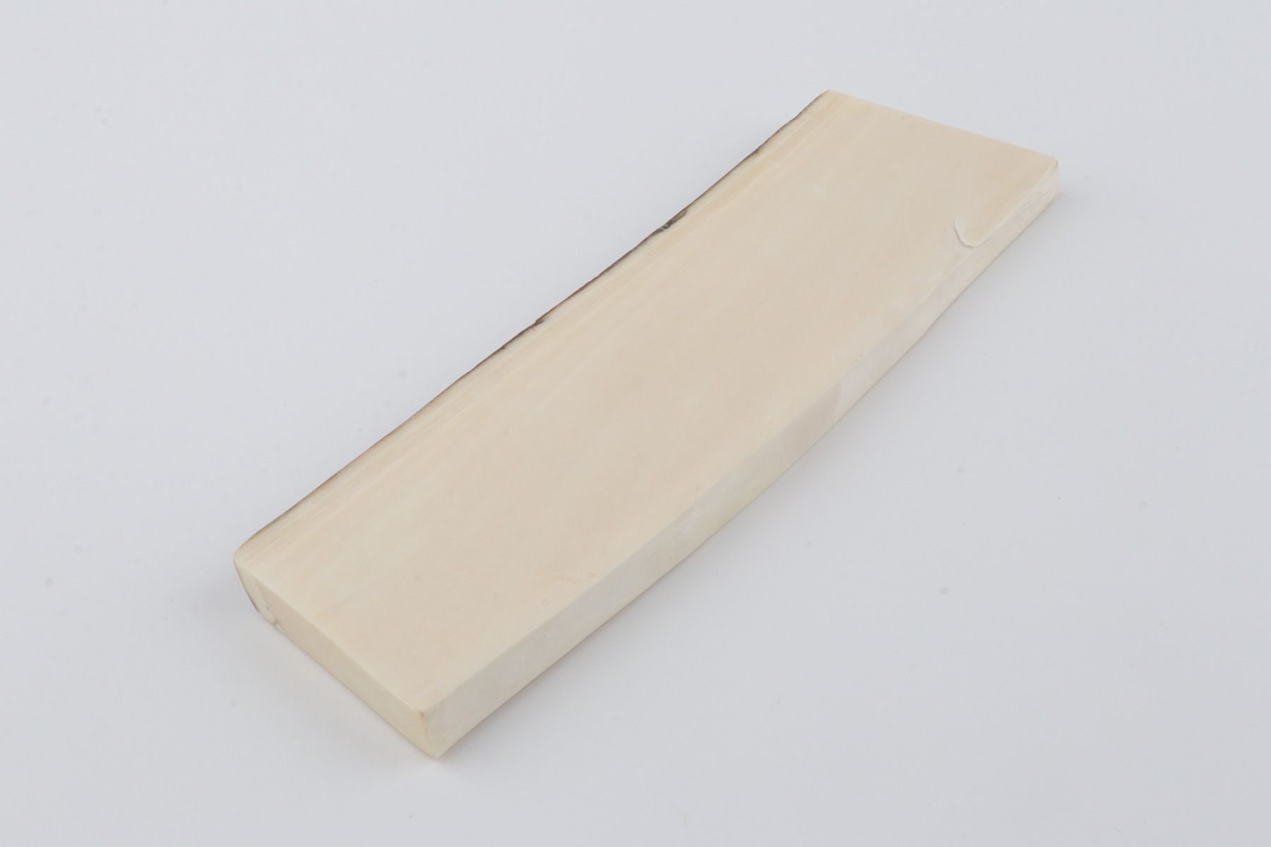 White mammoth ivory segment