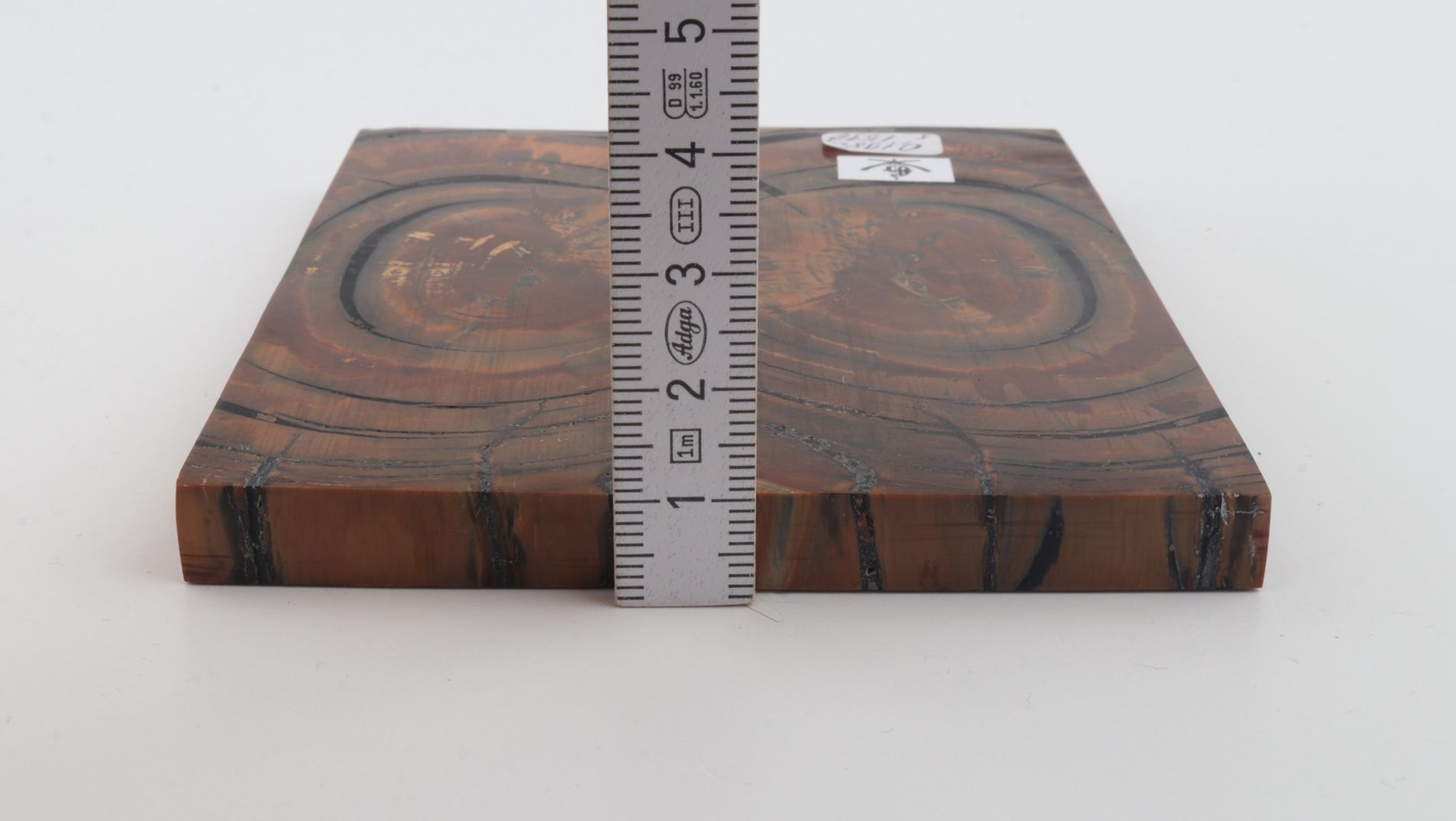 Stabilised mammoth ivory scales