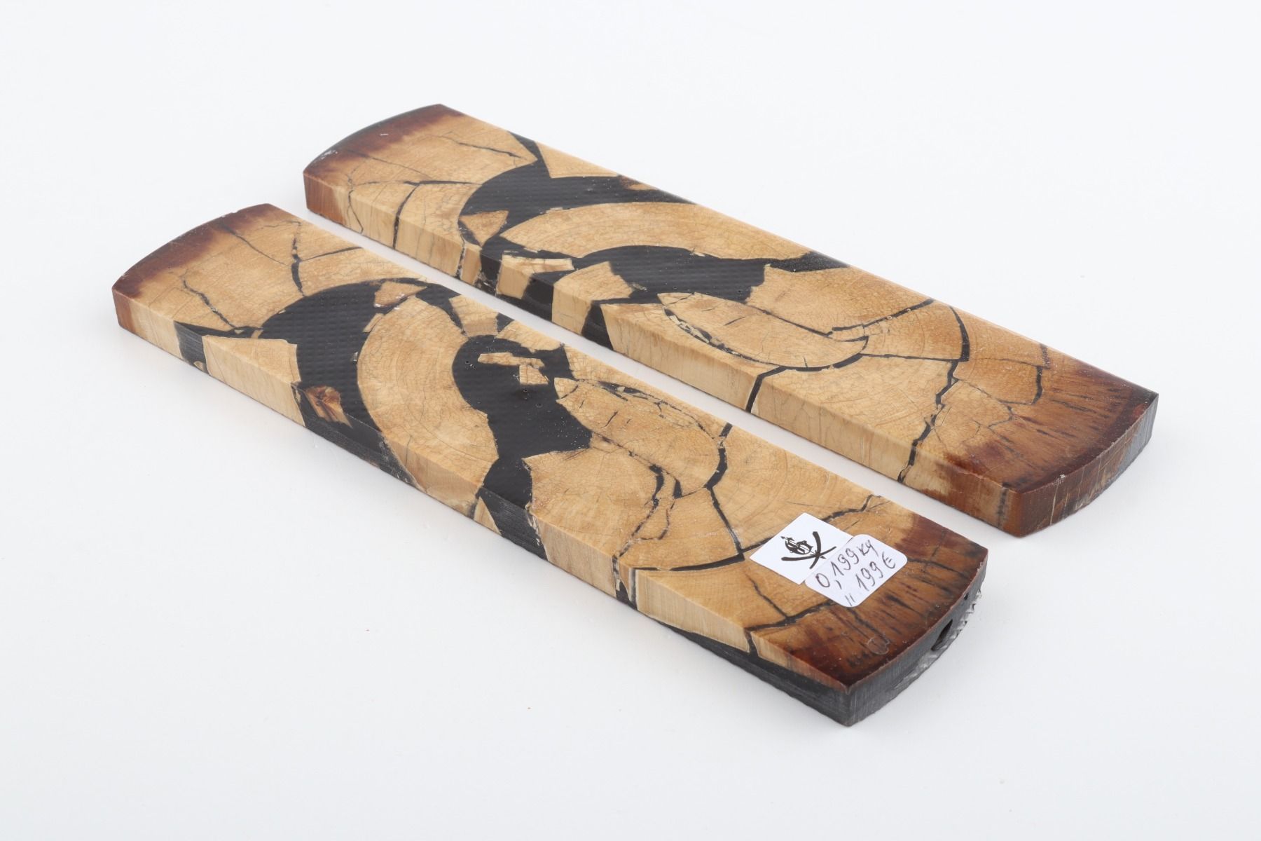 Stabilized mammoth ivory scales