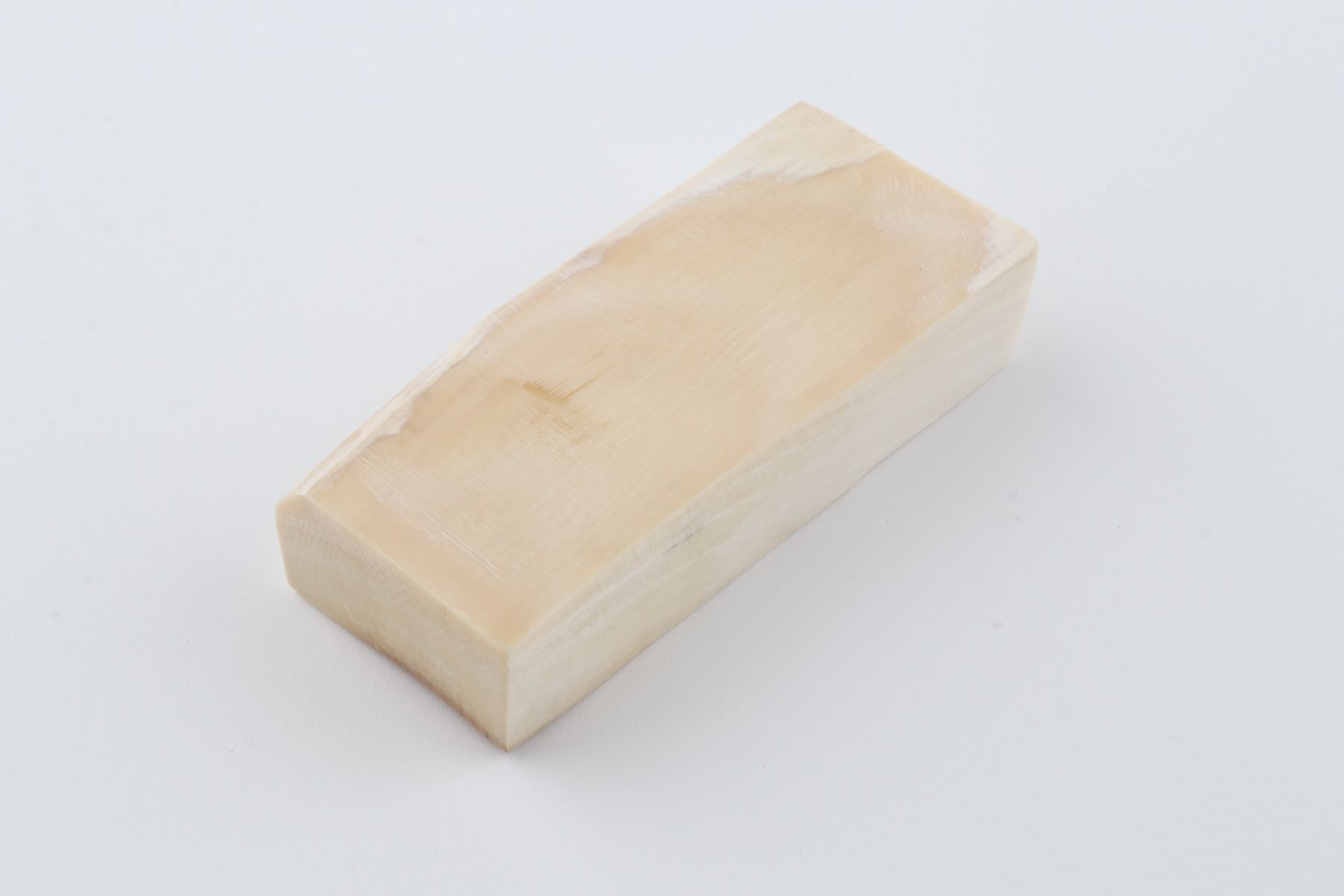 White mammoth ivory segment