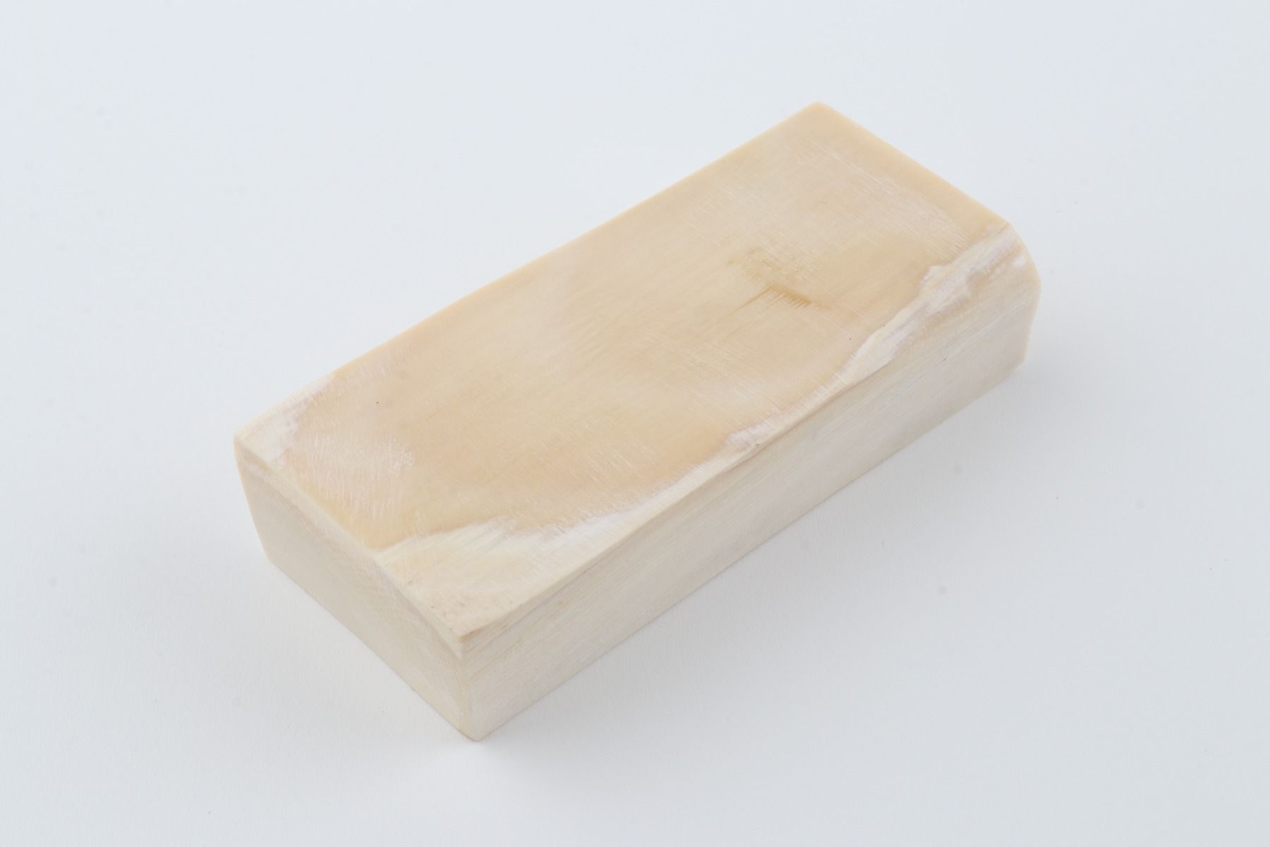 White mammoth ivory segment