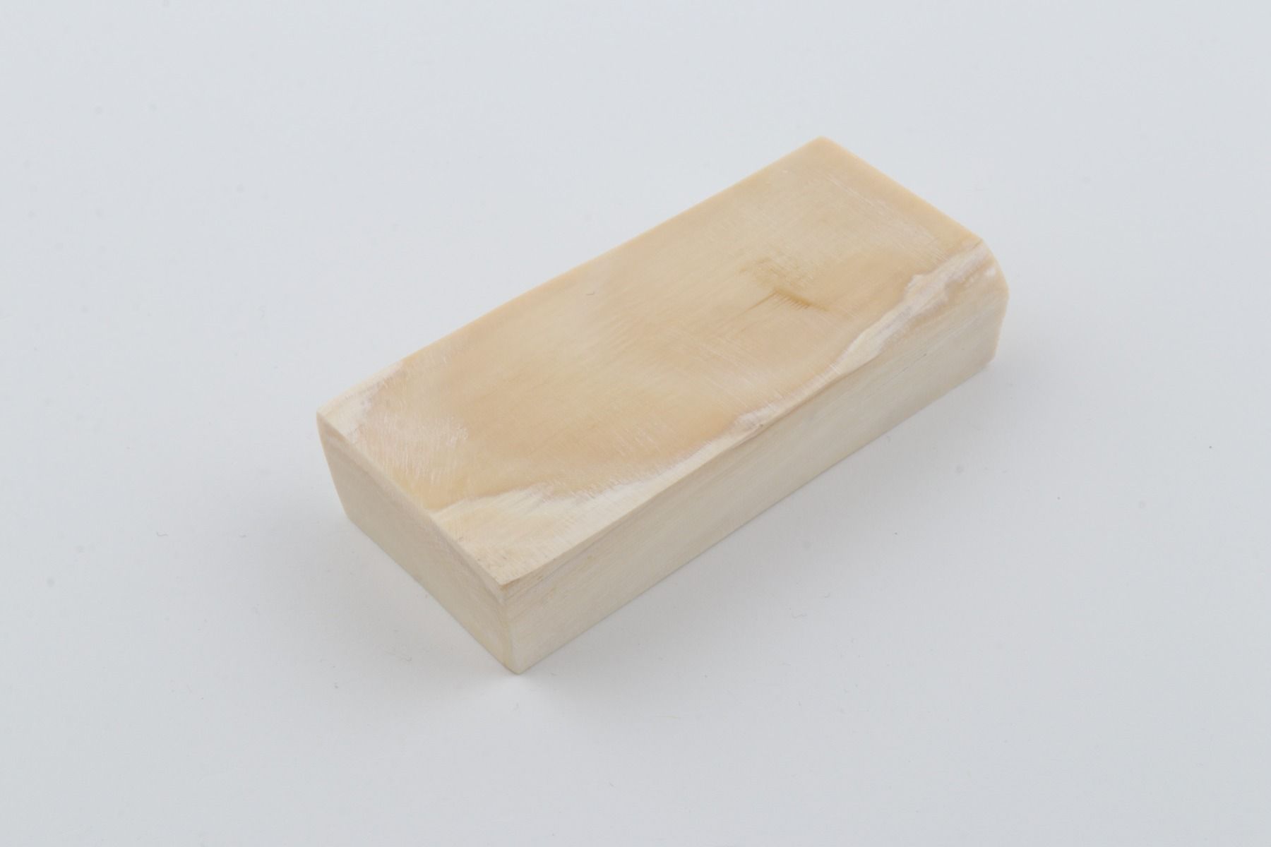 White mammoth ivory segment