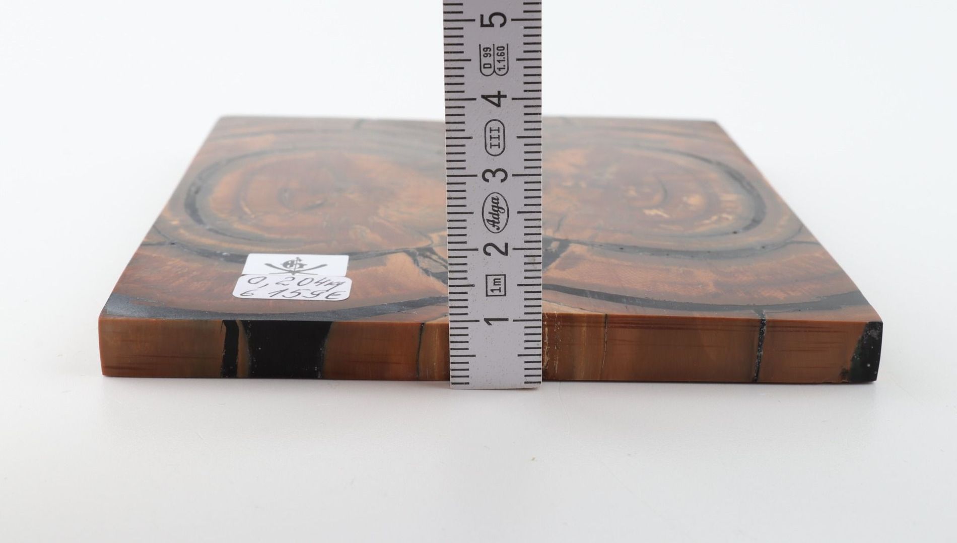 Stabilized mammoth ivory scales