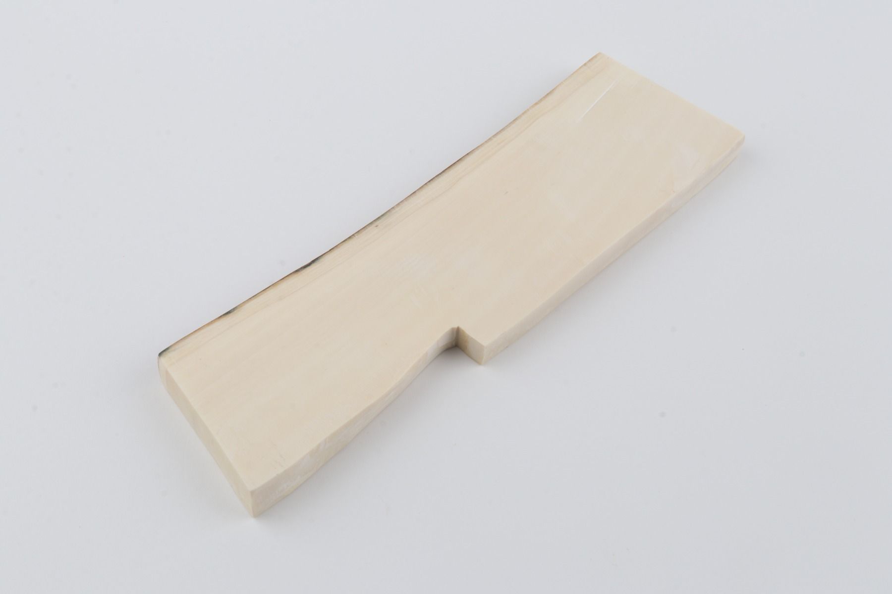 White mammoth ivory segment
