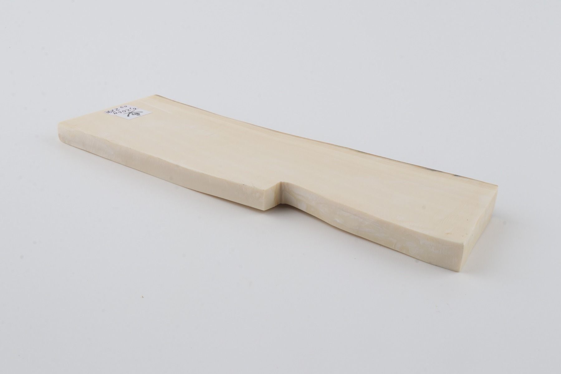 White mammoth ivory segment