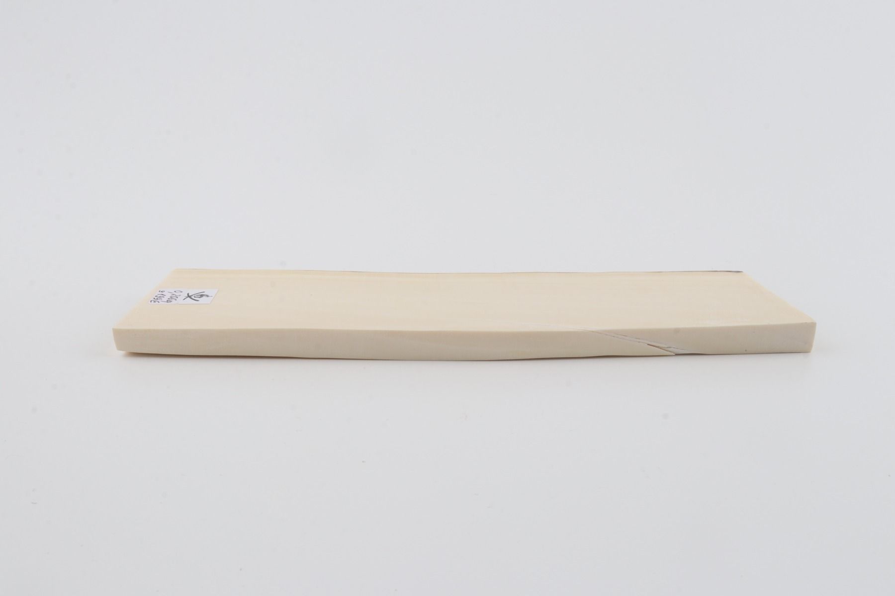 White mammoth ivory segment