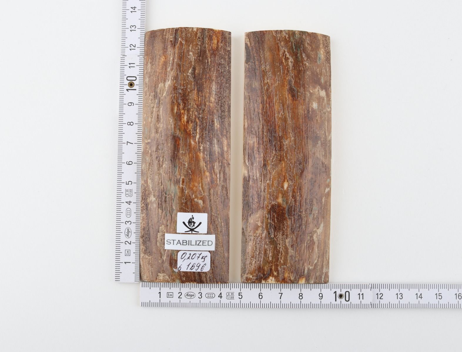 Stabilised mammoth bark scales