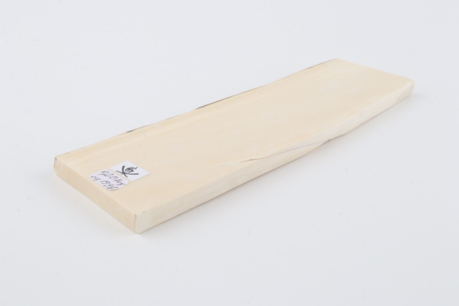White mammoth ivory segment