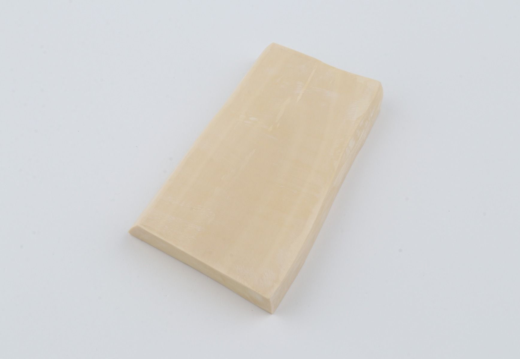 White mammoth ivory segment
