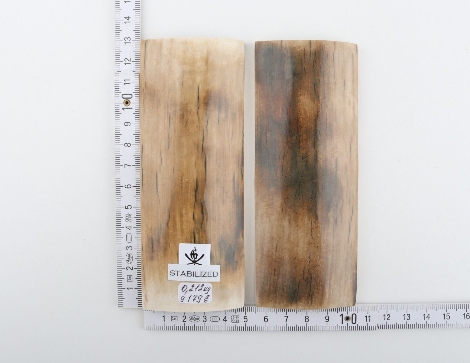 Stabilized mammoth bark scales