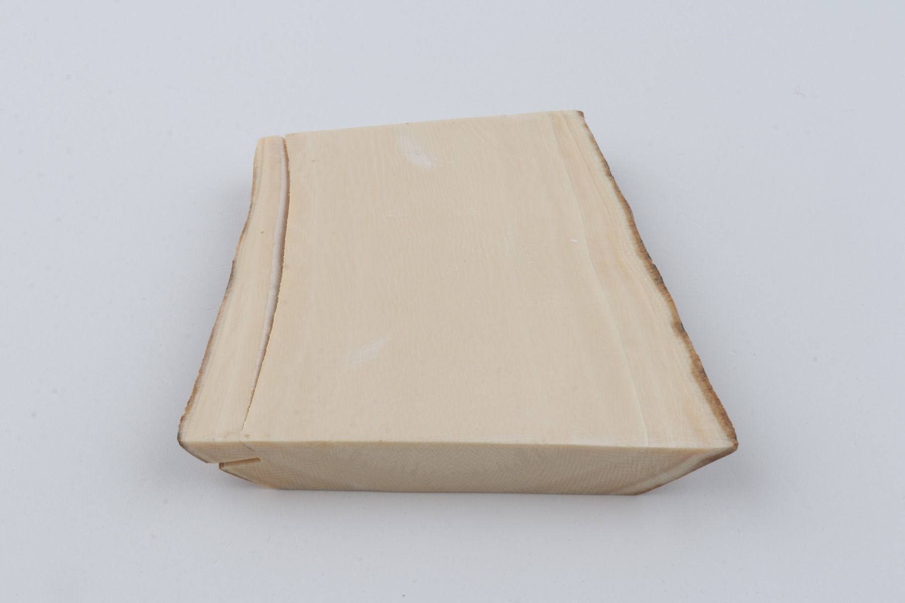 White mammoth ivory segment