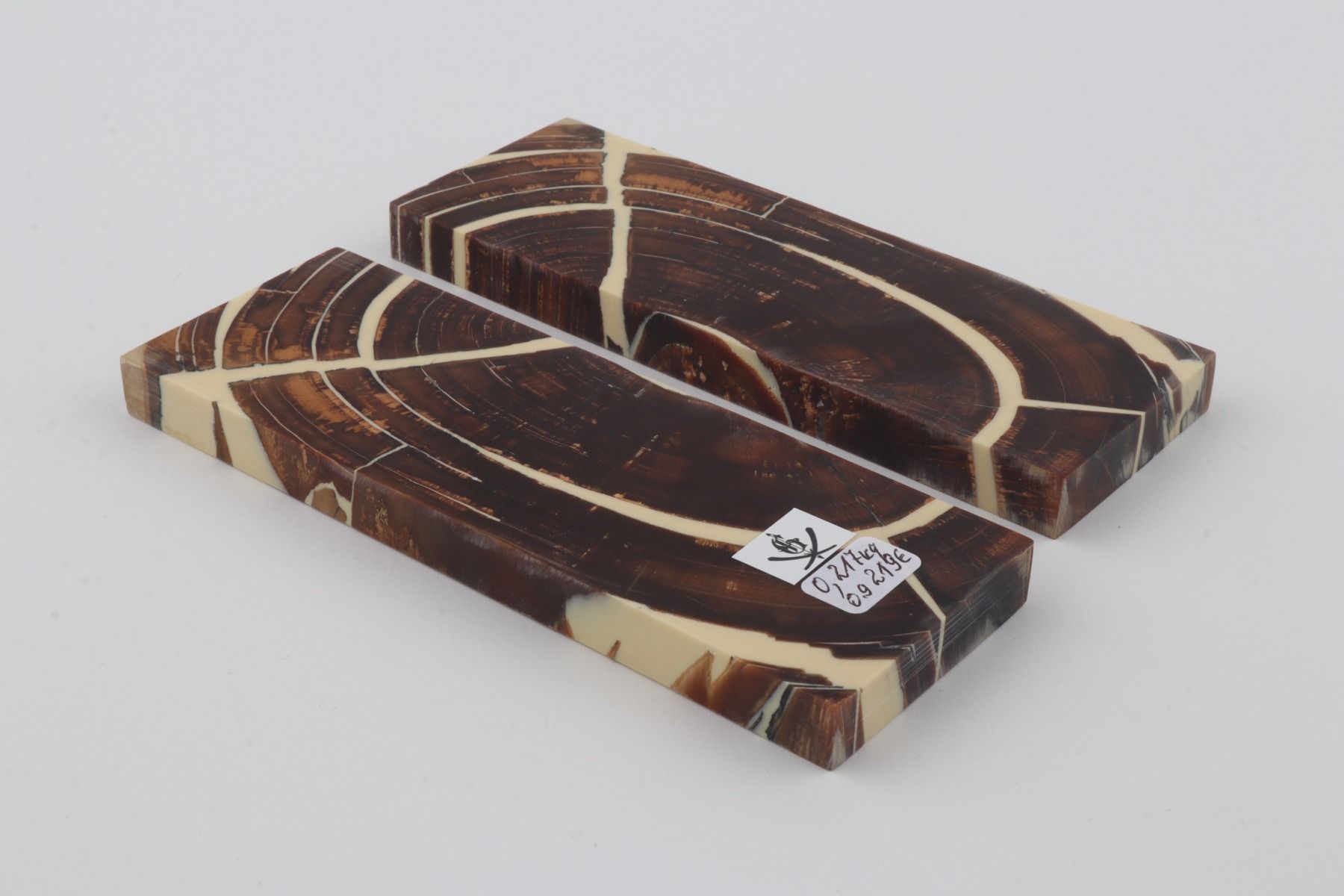 Stabilized mammoth ivory scales