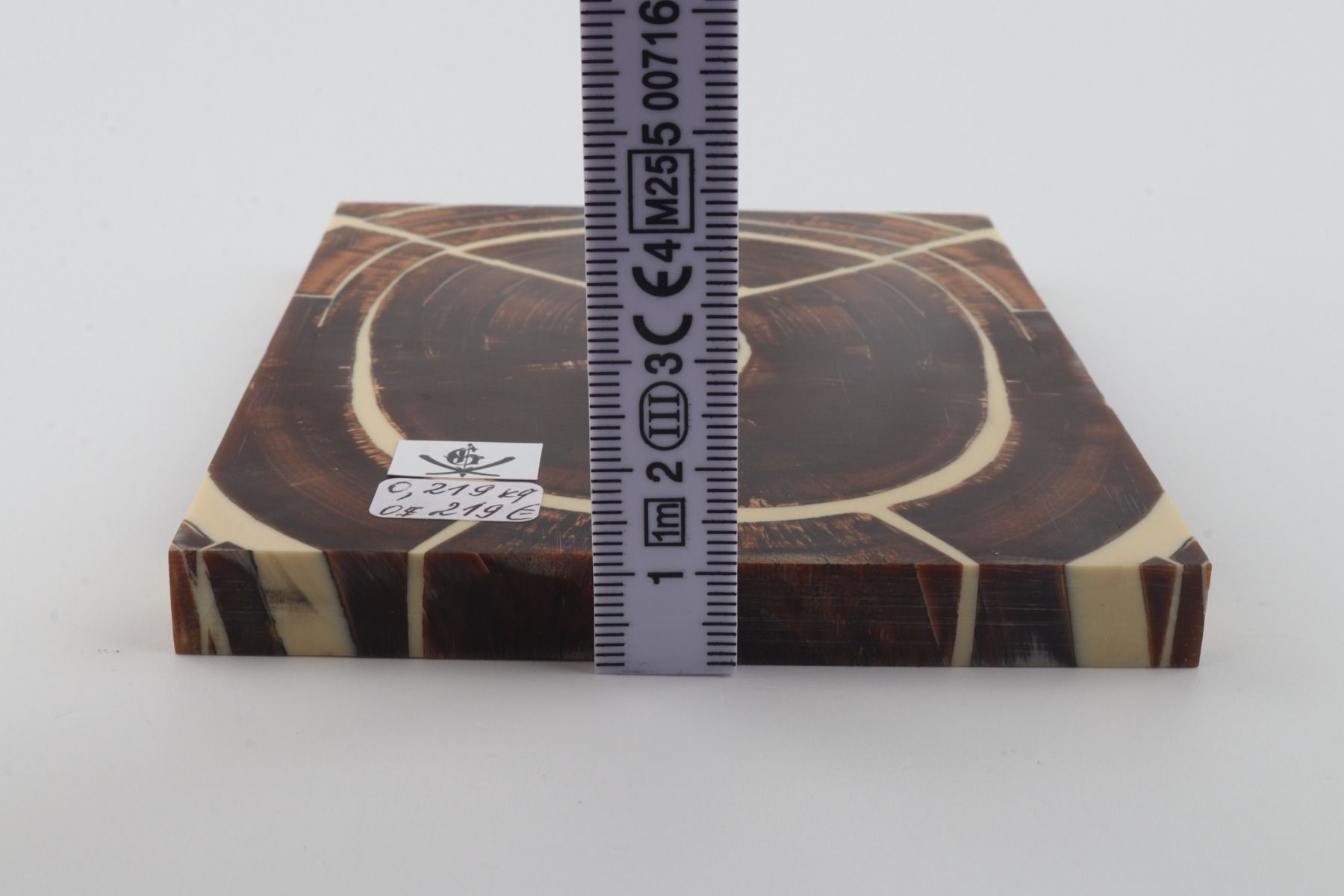 Stabilized mammoth ivory scales