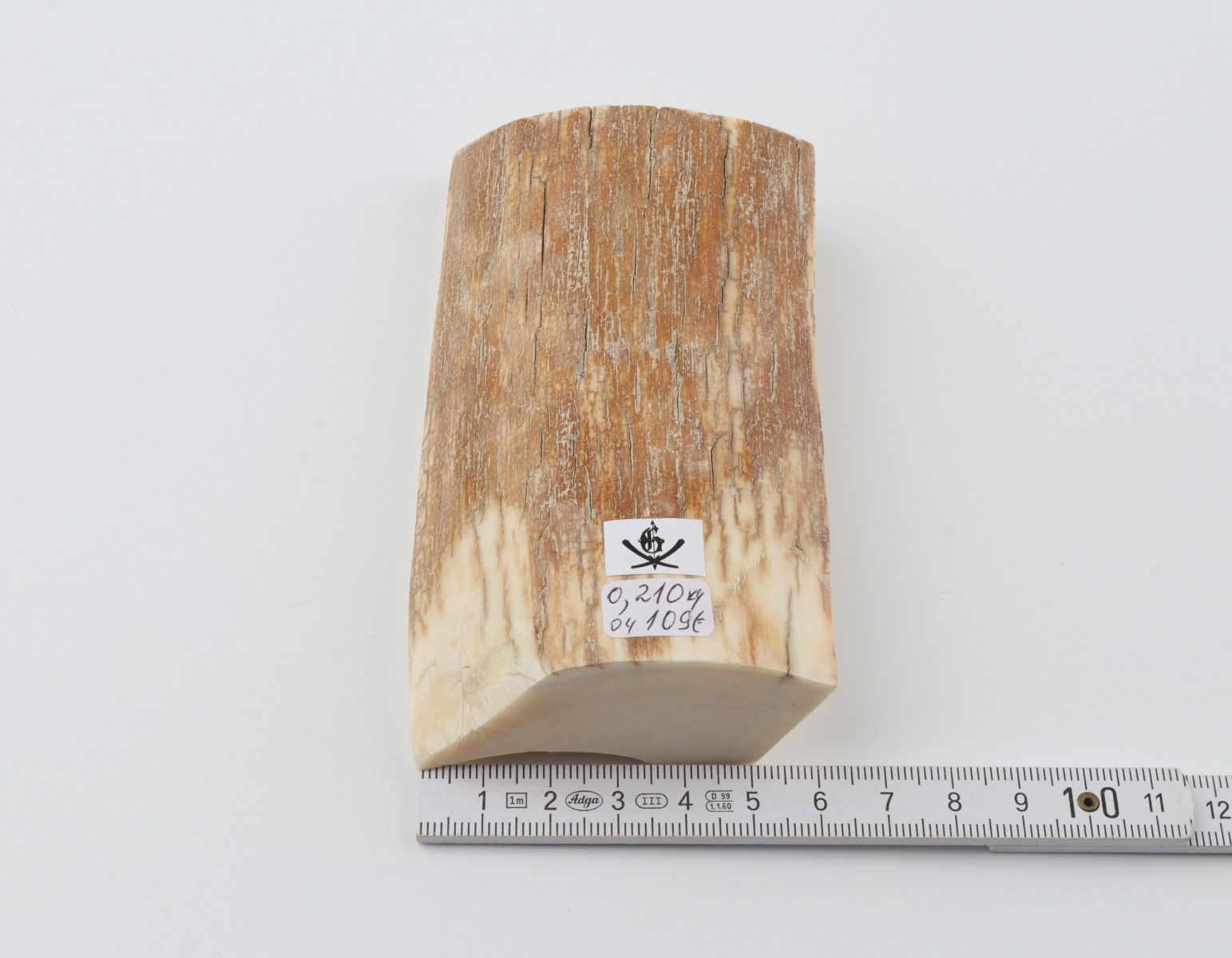 Natural mammoth ivory piece