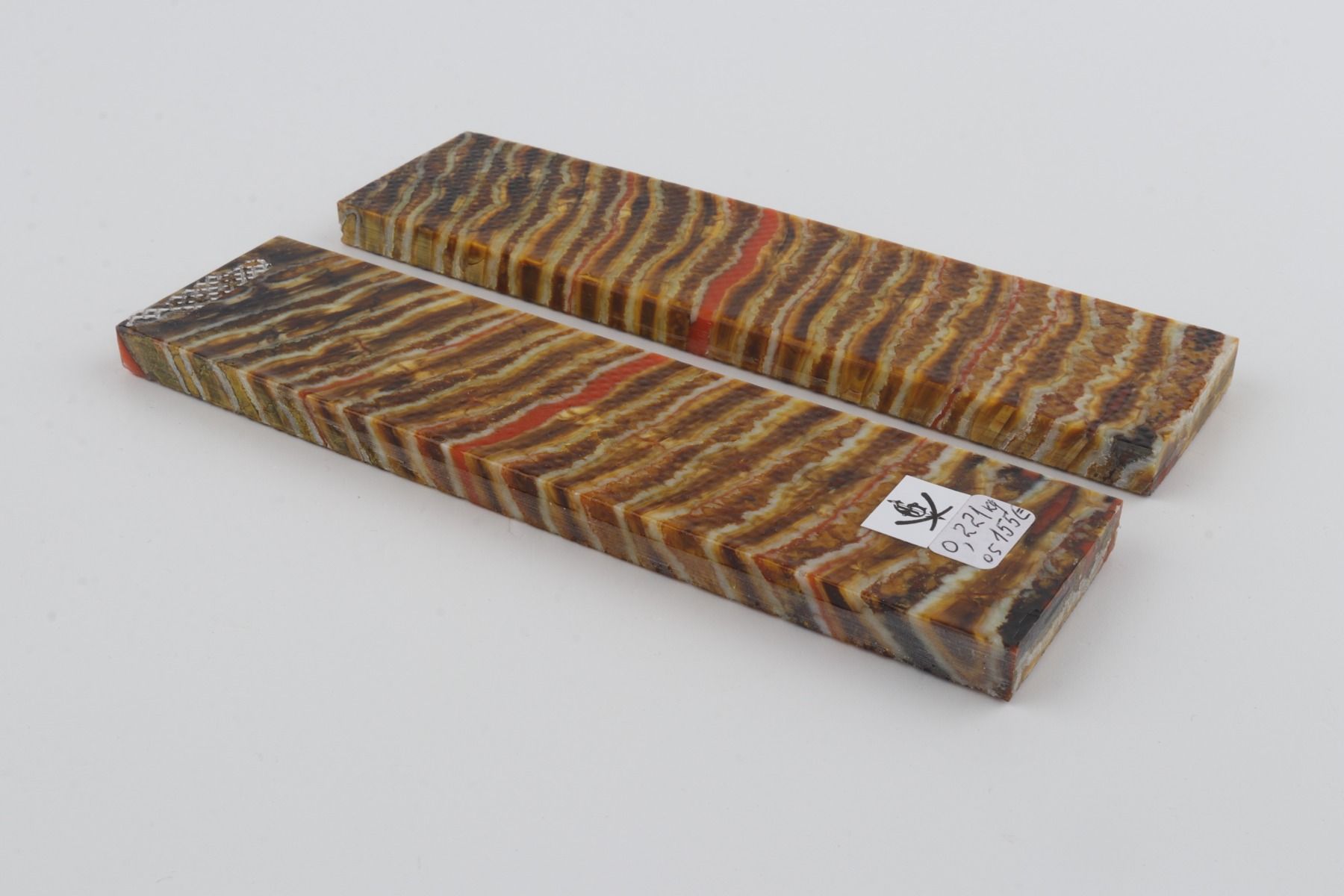Stabilised mammoth molar scales