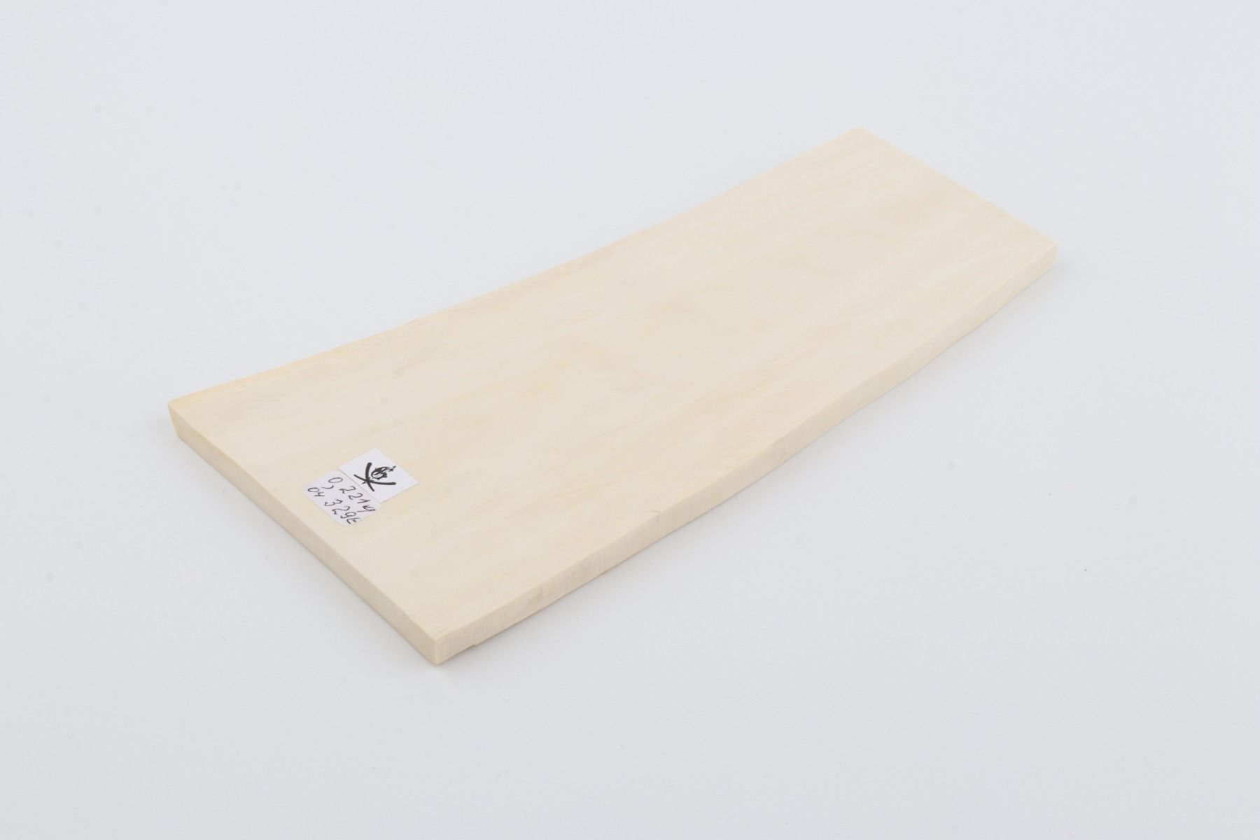 White mammoth ivory segment