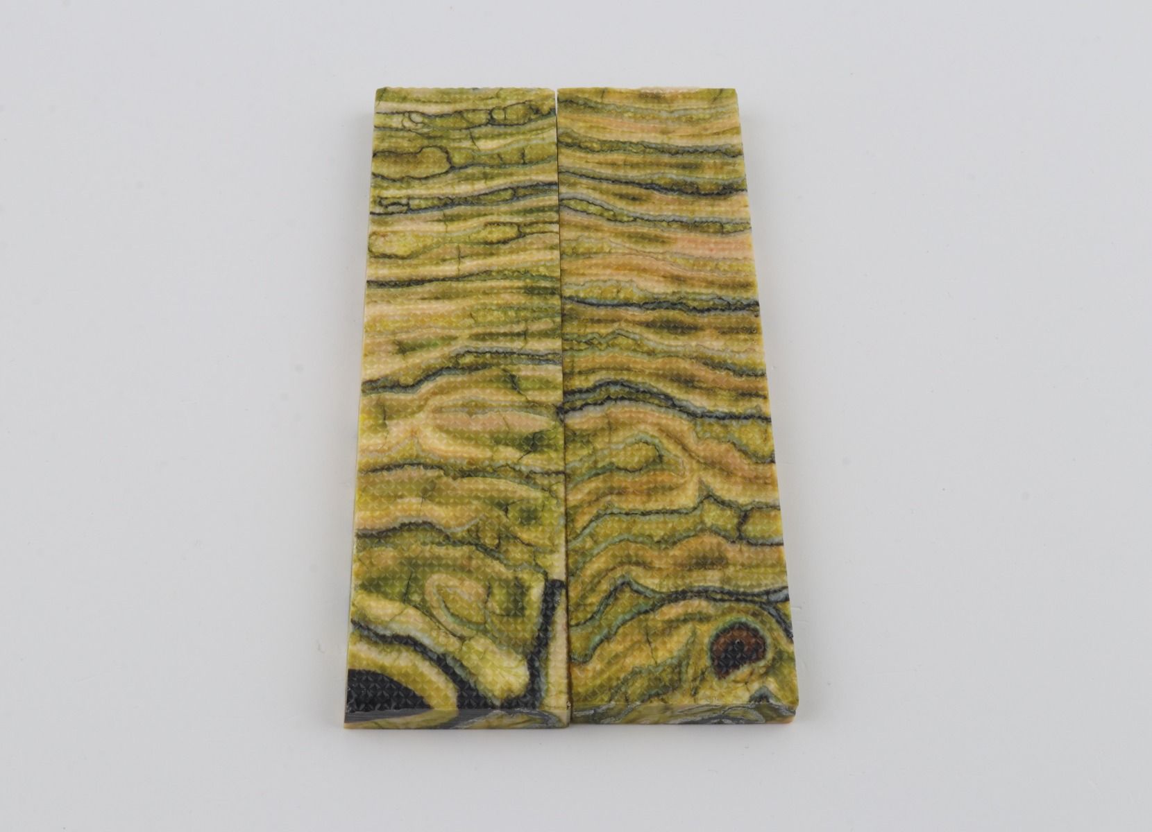 Stabilized mammoth molar scales