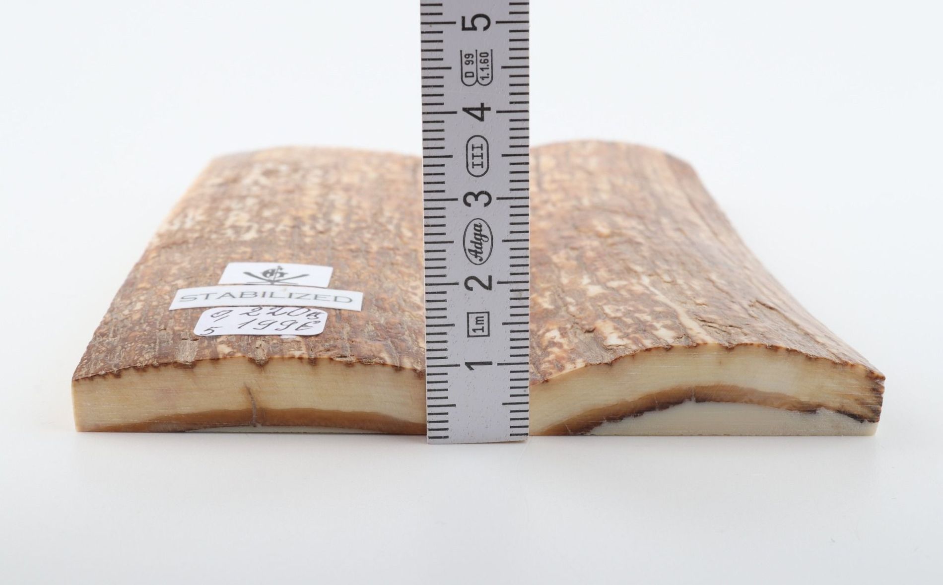 Stabilised mammoth bark scales