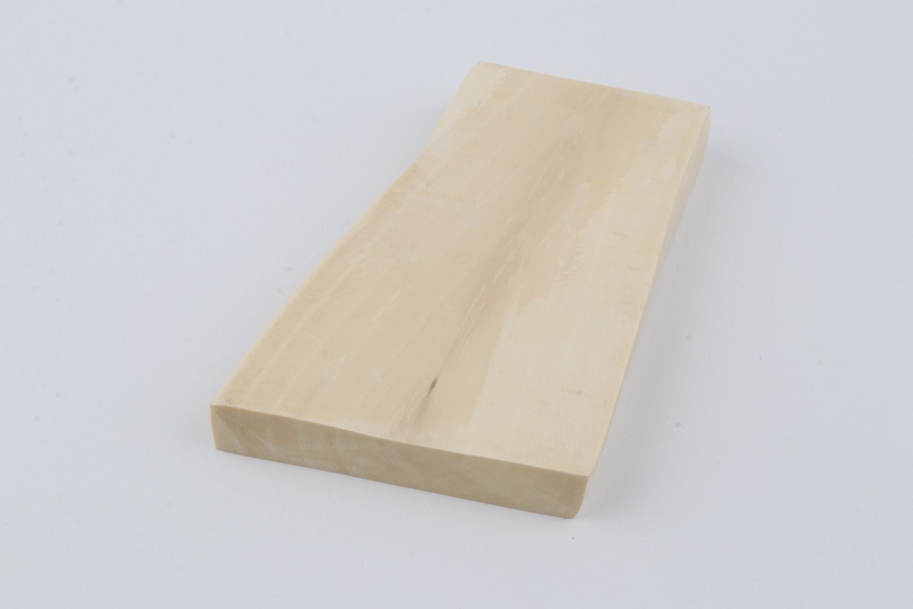 White mammoth ivory segment