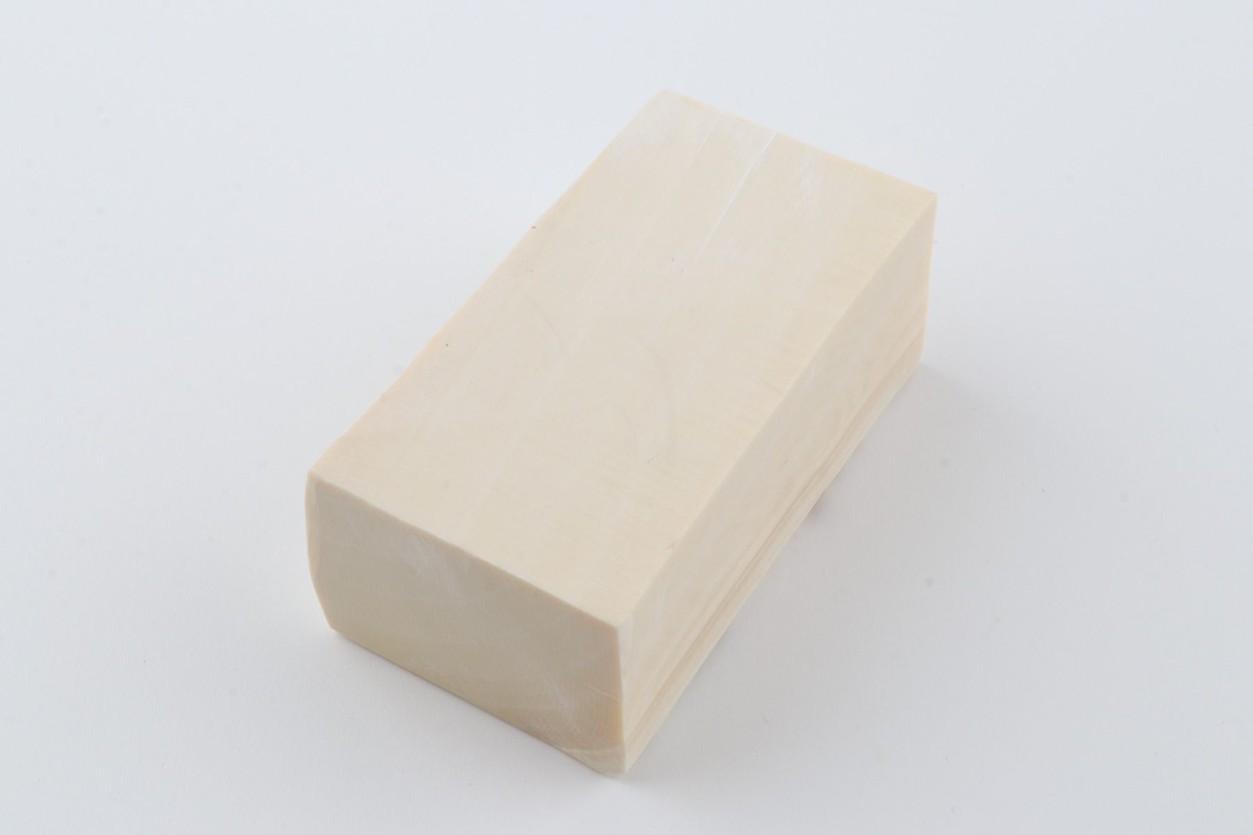 White mammoth ivory segment