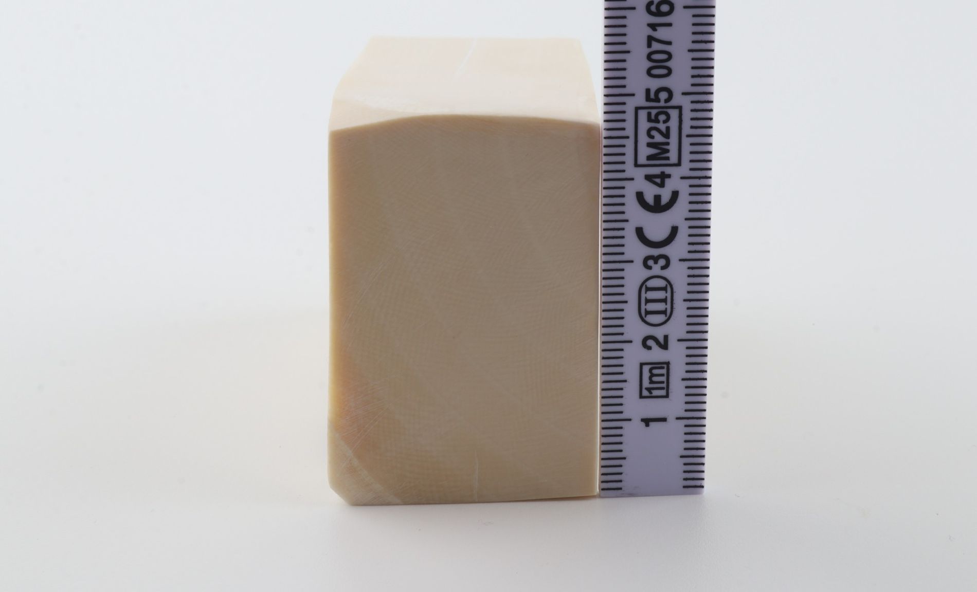 White mammoth ivory segment
