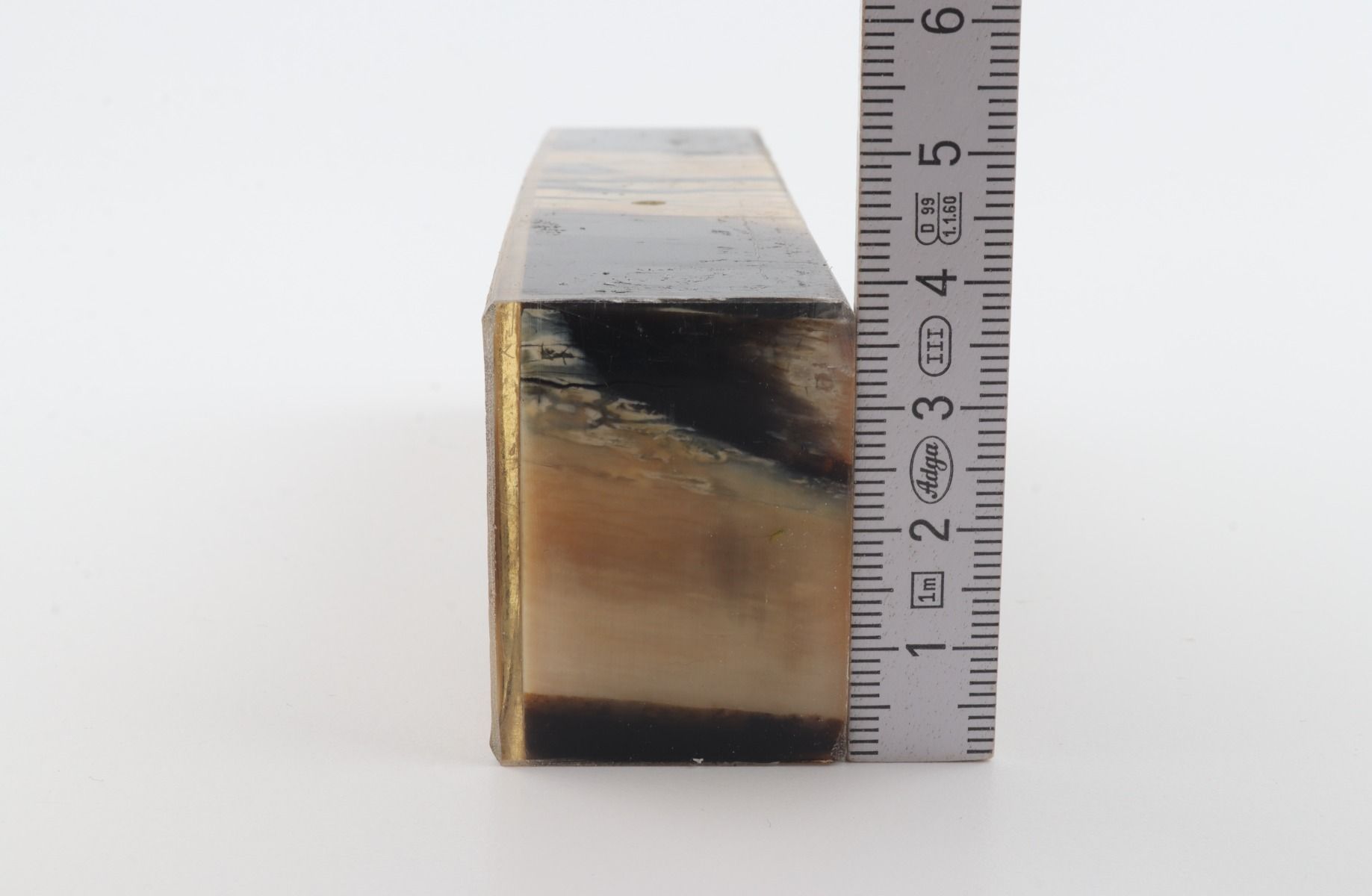 Stabilised mamoth ivory block