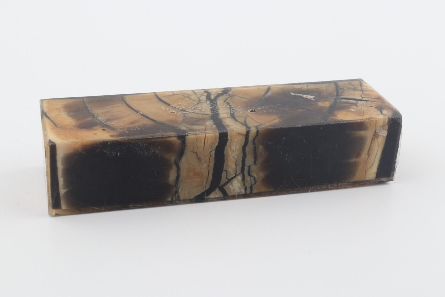 Stabilised mamoth ivory block