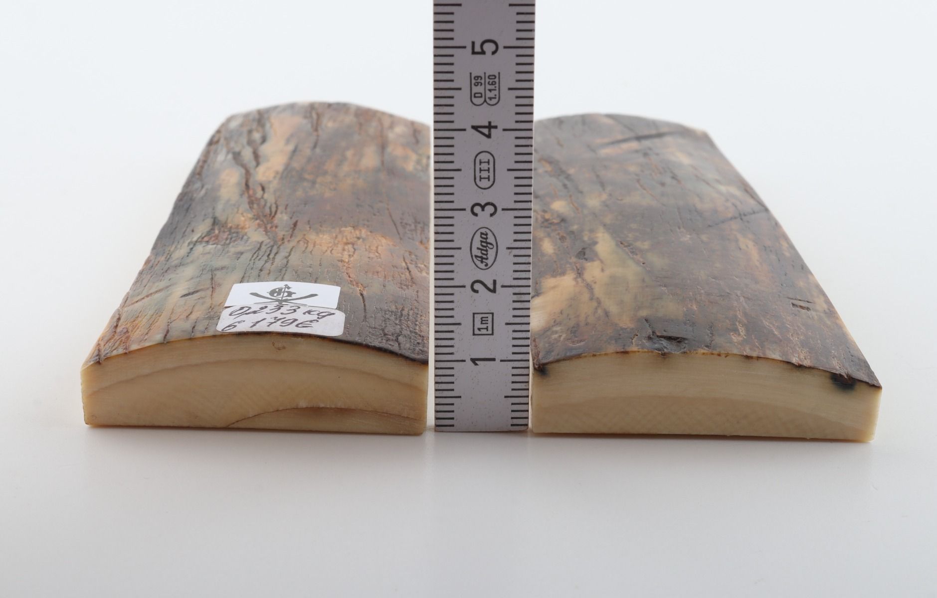 Natural mammoth bark scales