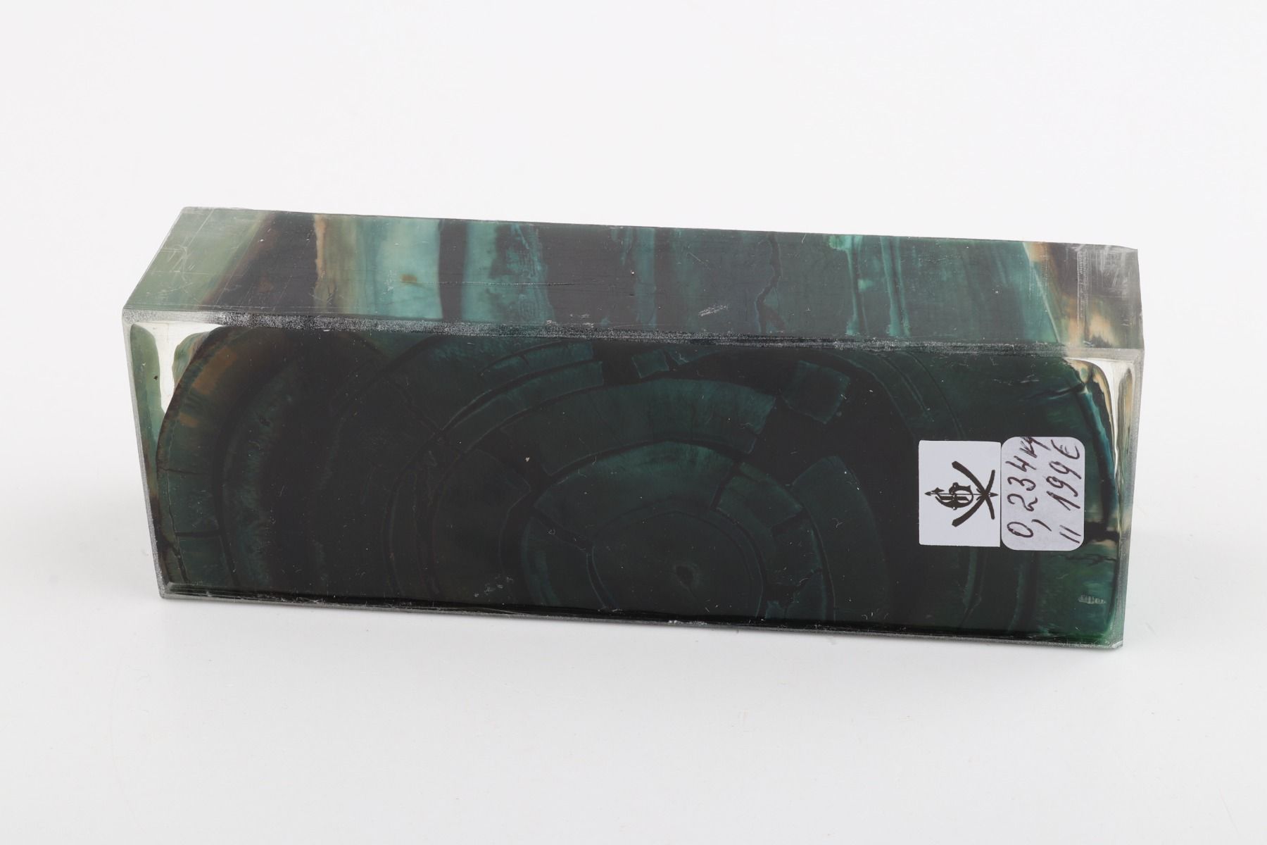 Stabilized mammoth ivory block