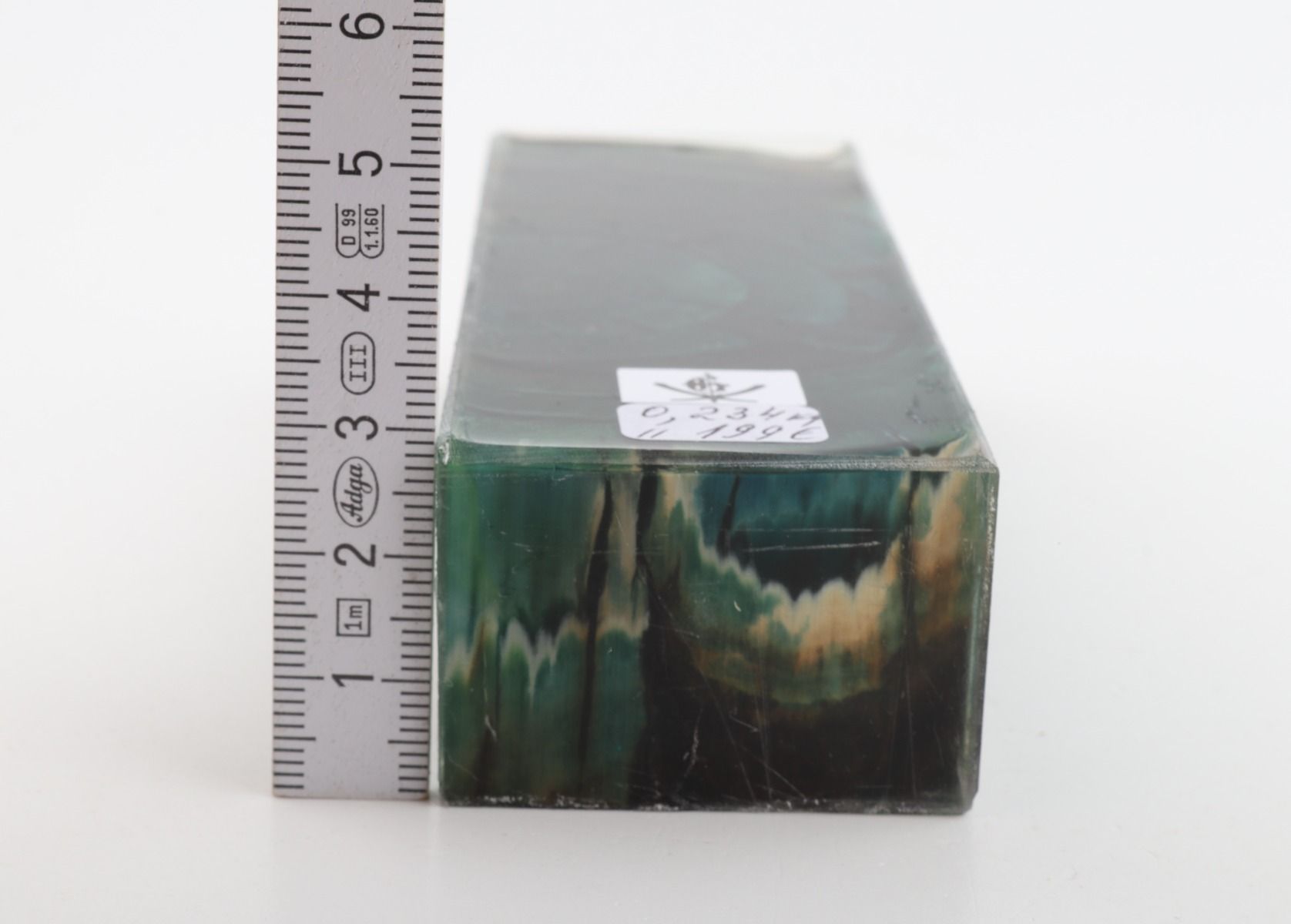 Stabilized mammoth ivory block