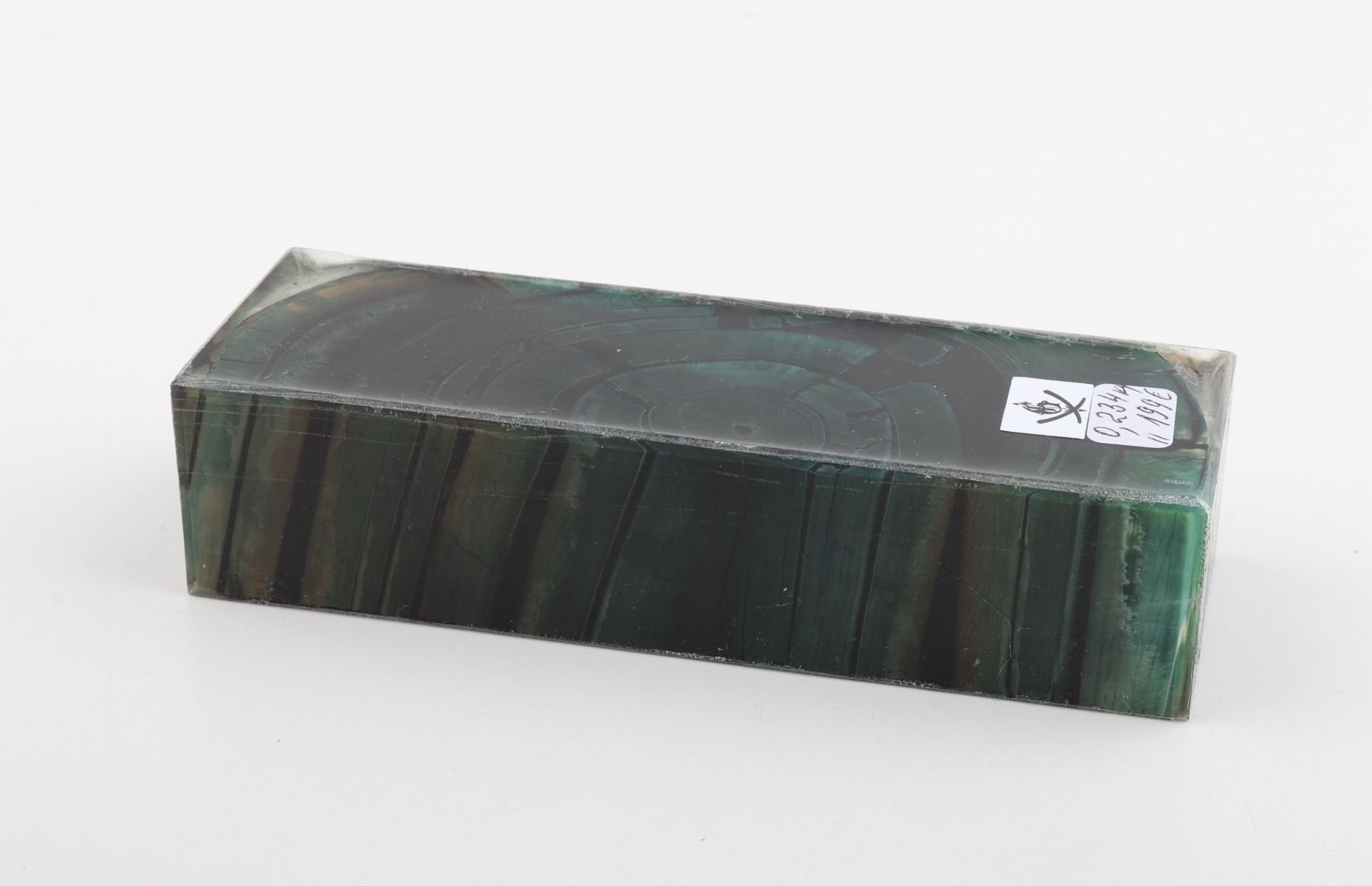Stabilized mammoth ivory block