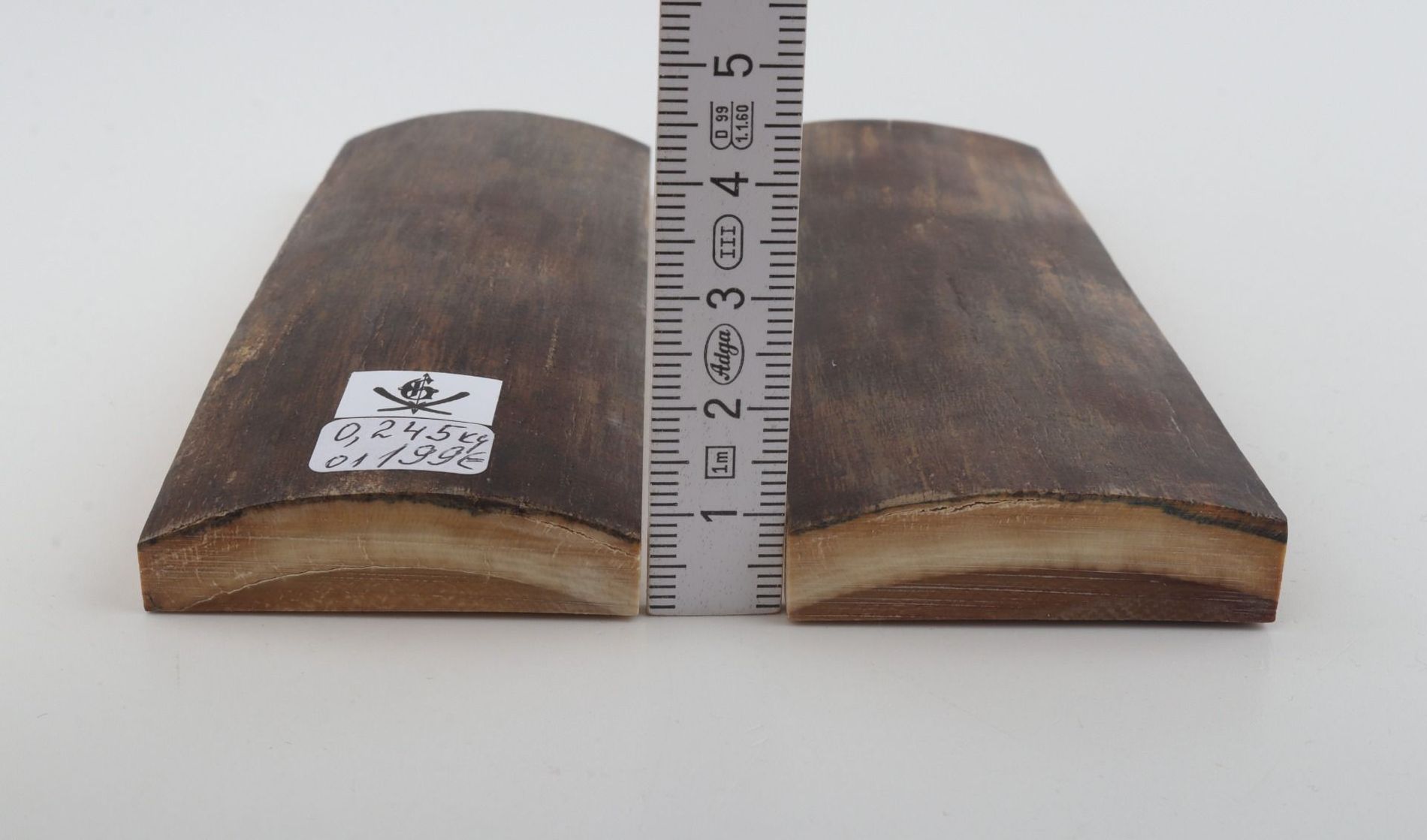 Natural mammoth bark scales