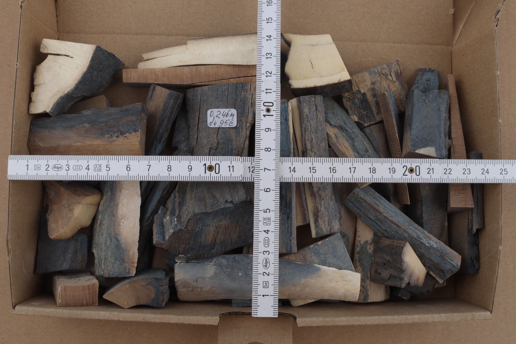 Untreated mammoth ivory offcuts