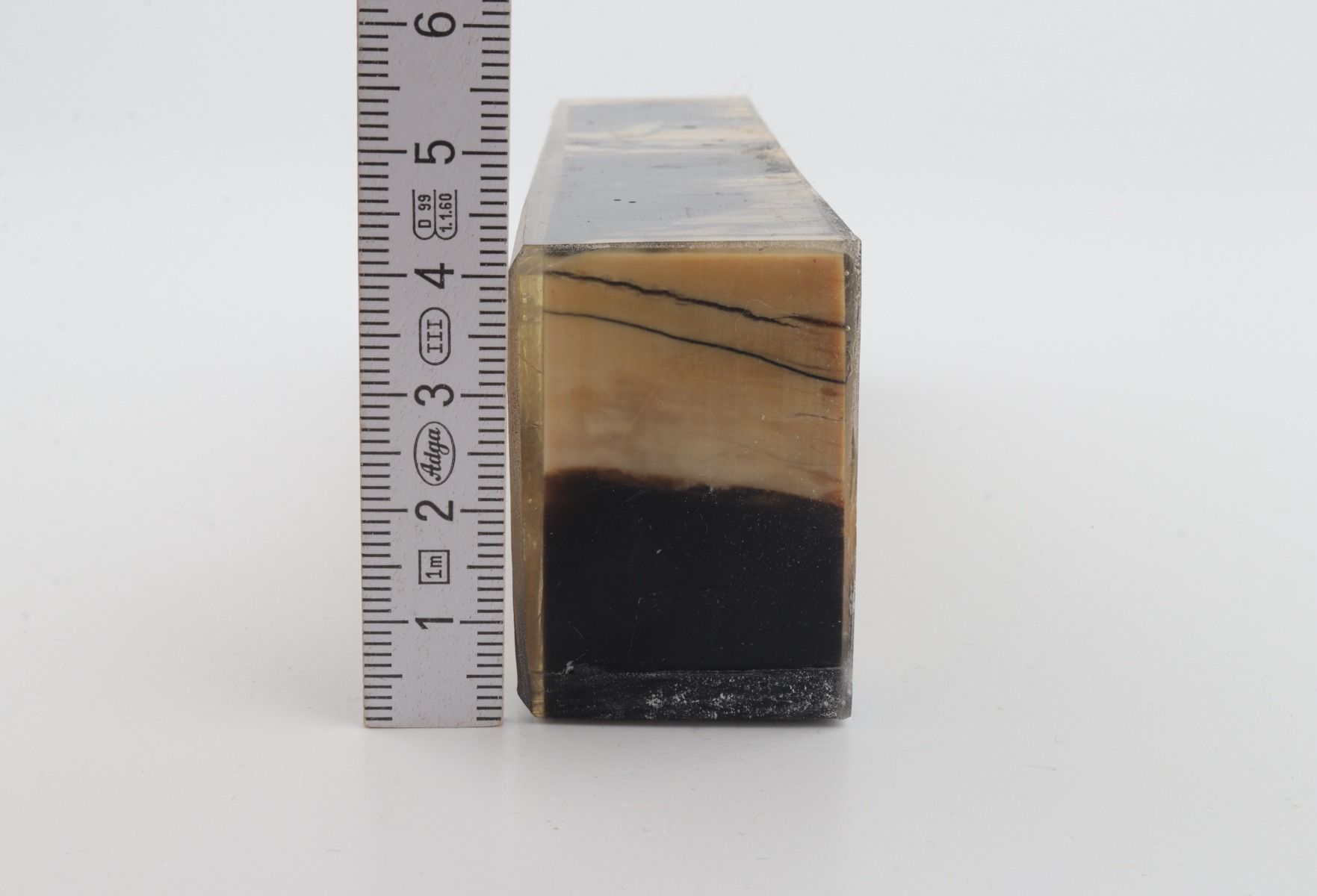 Stabilized mammoth ivory block