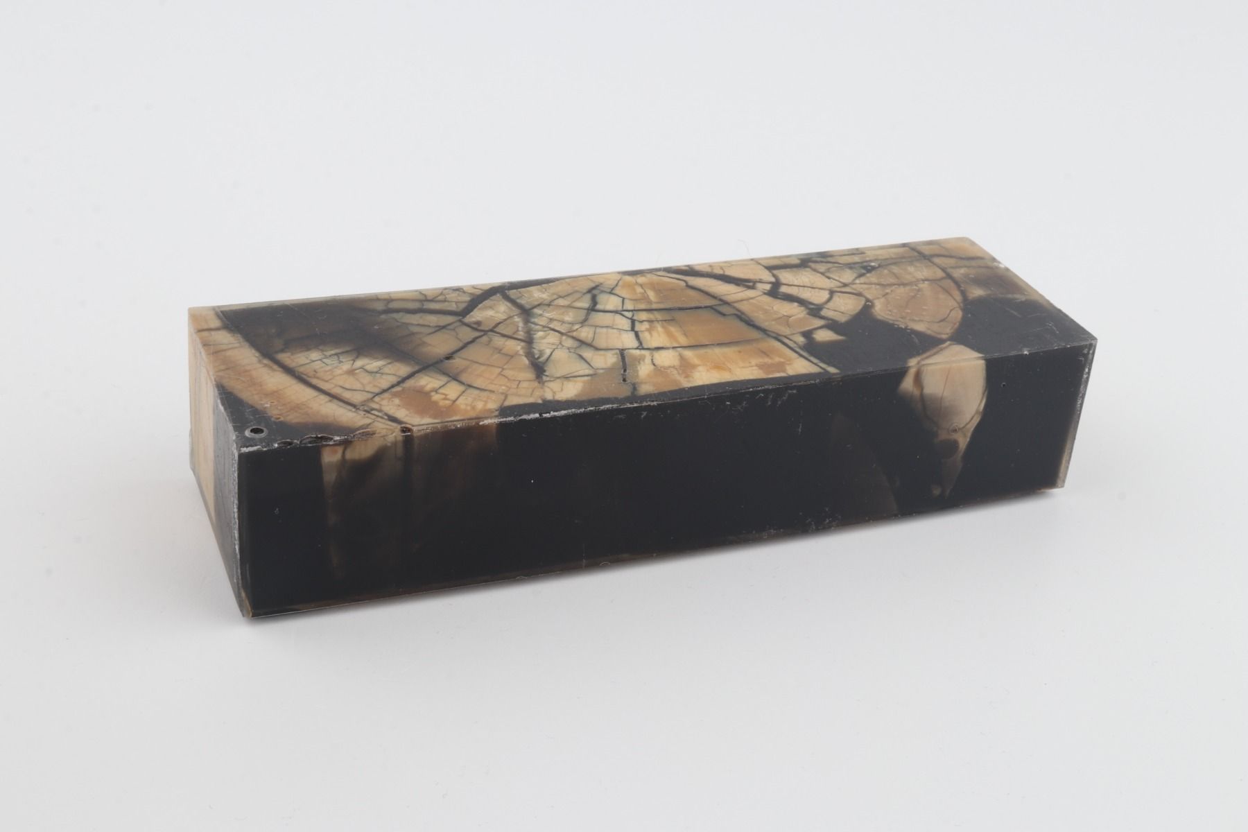 Stabilized mammoth ivory block