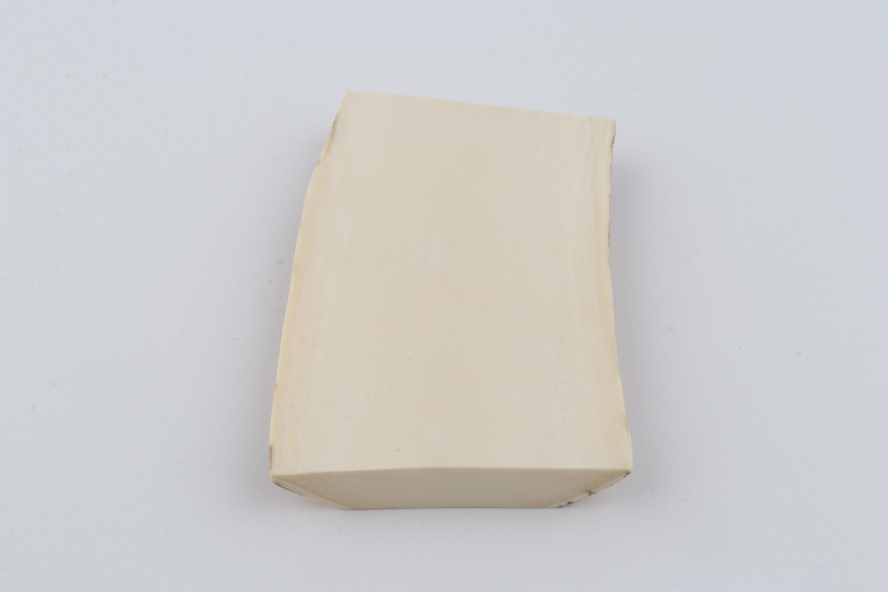 White mammoth ivory segment