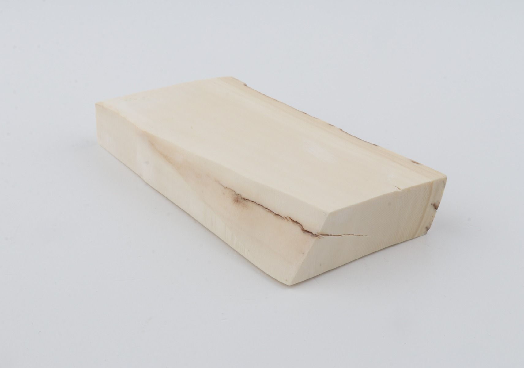 White mammoth ivory segment