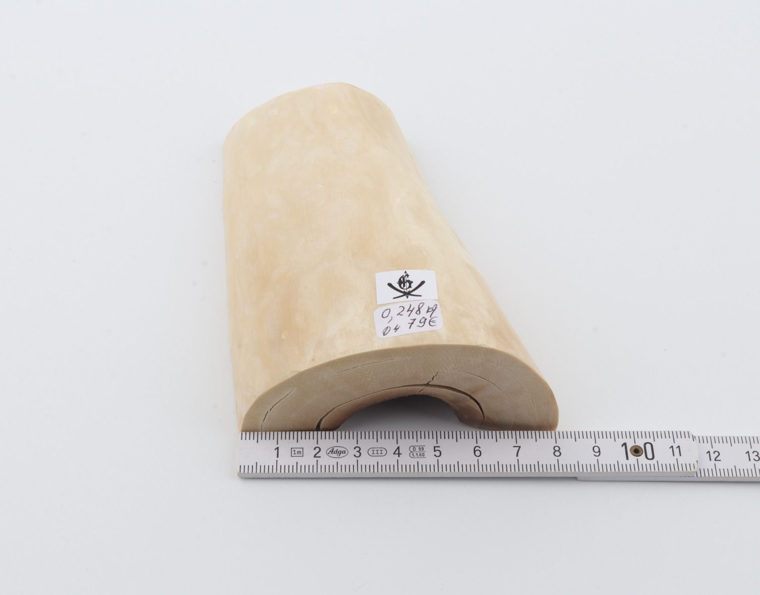 Natural mammoth ivory piece