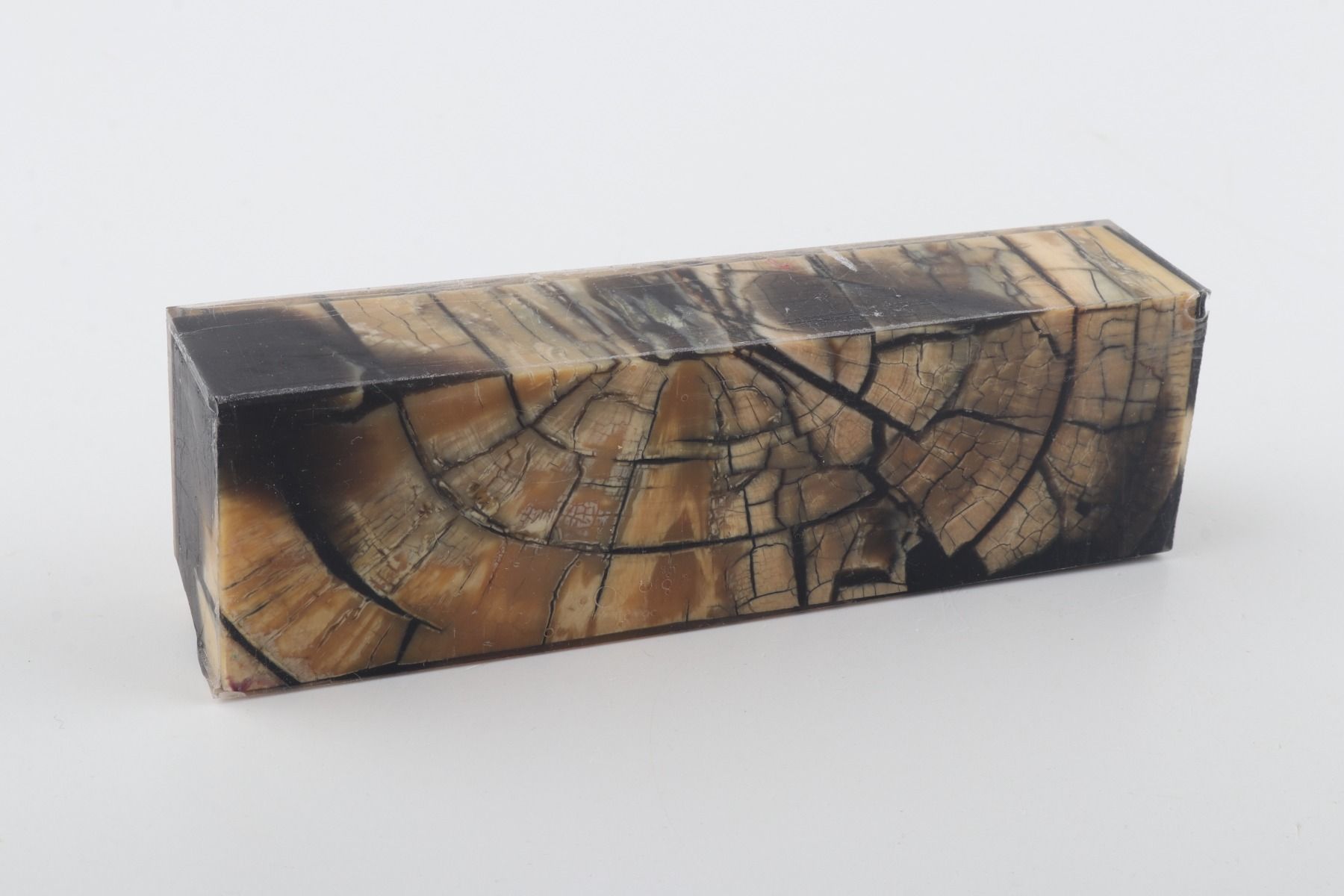 Stabilized mammoth ivory block