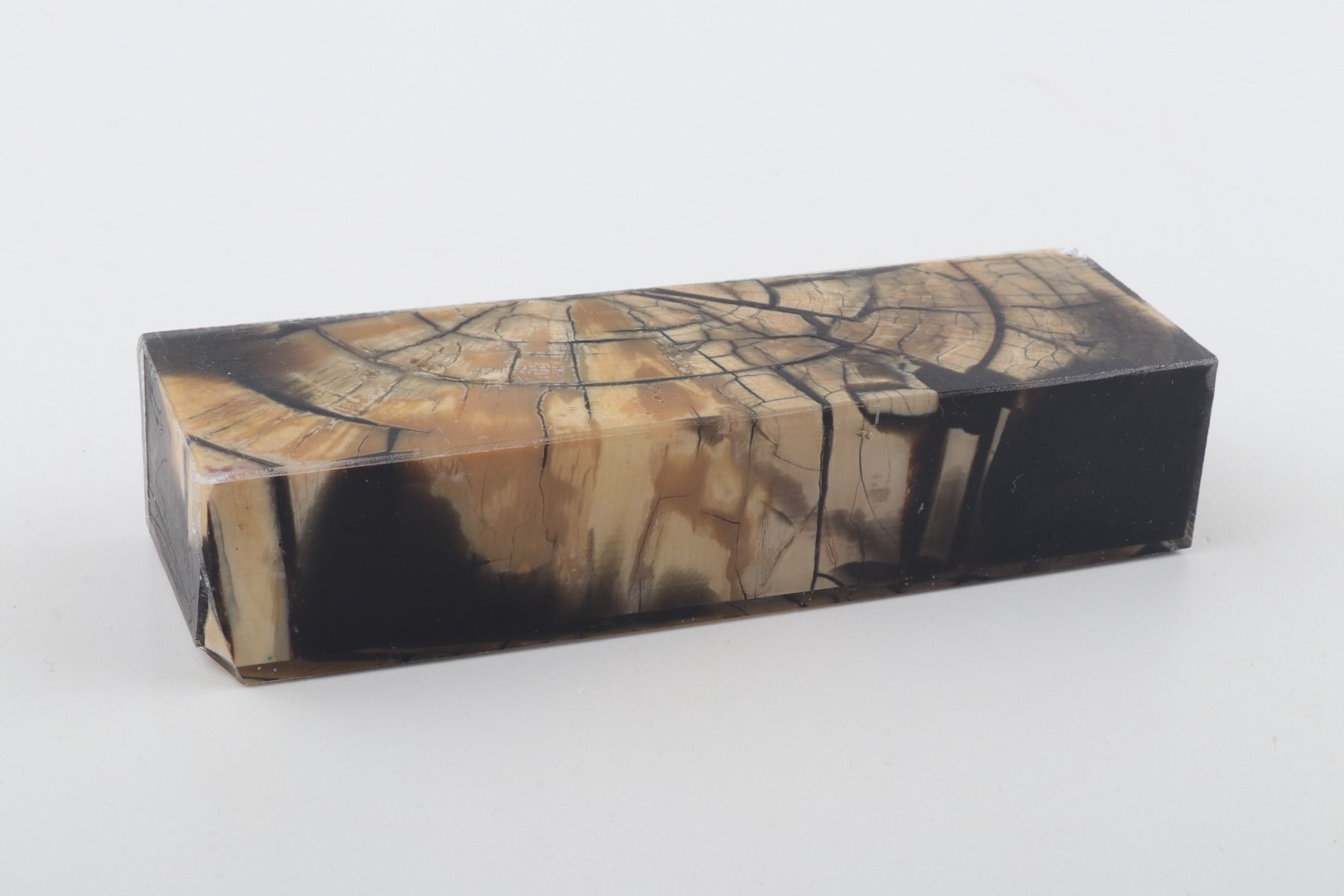 Stabilized mammoth ivory block