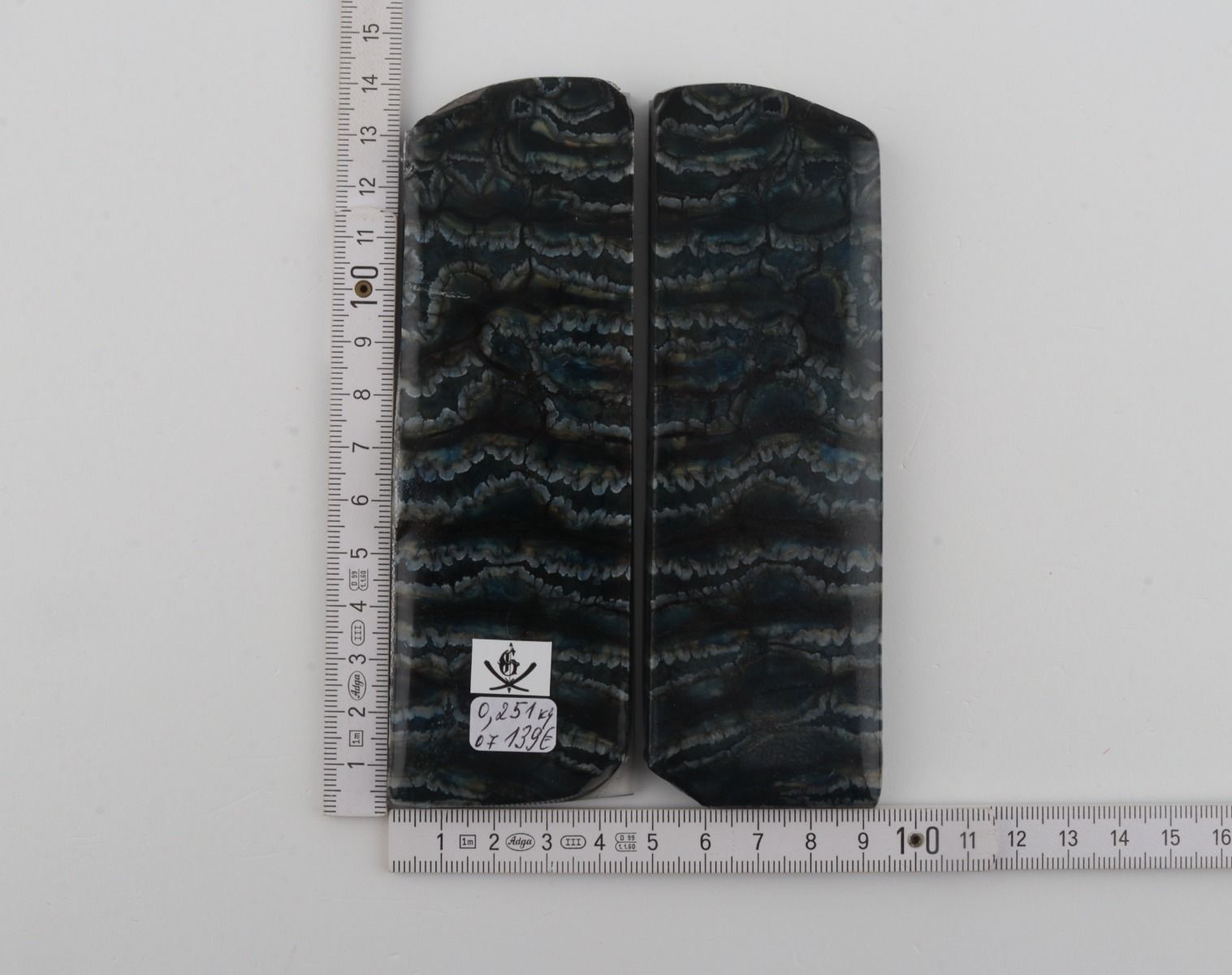 Stabilized mammoth molar scales